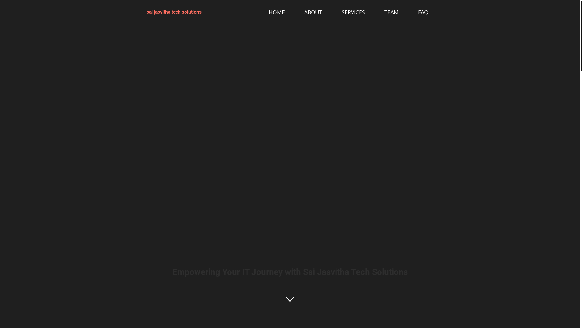 website screenshot of https://saijasvithatechsolutions.com/