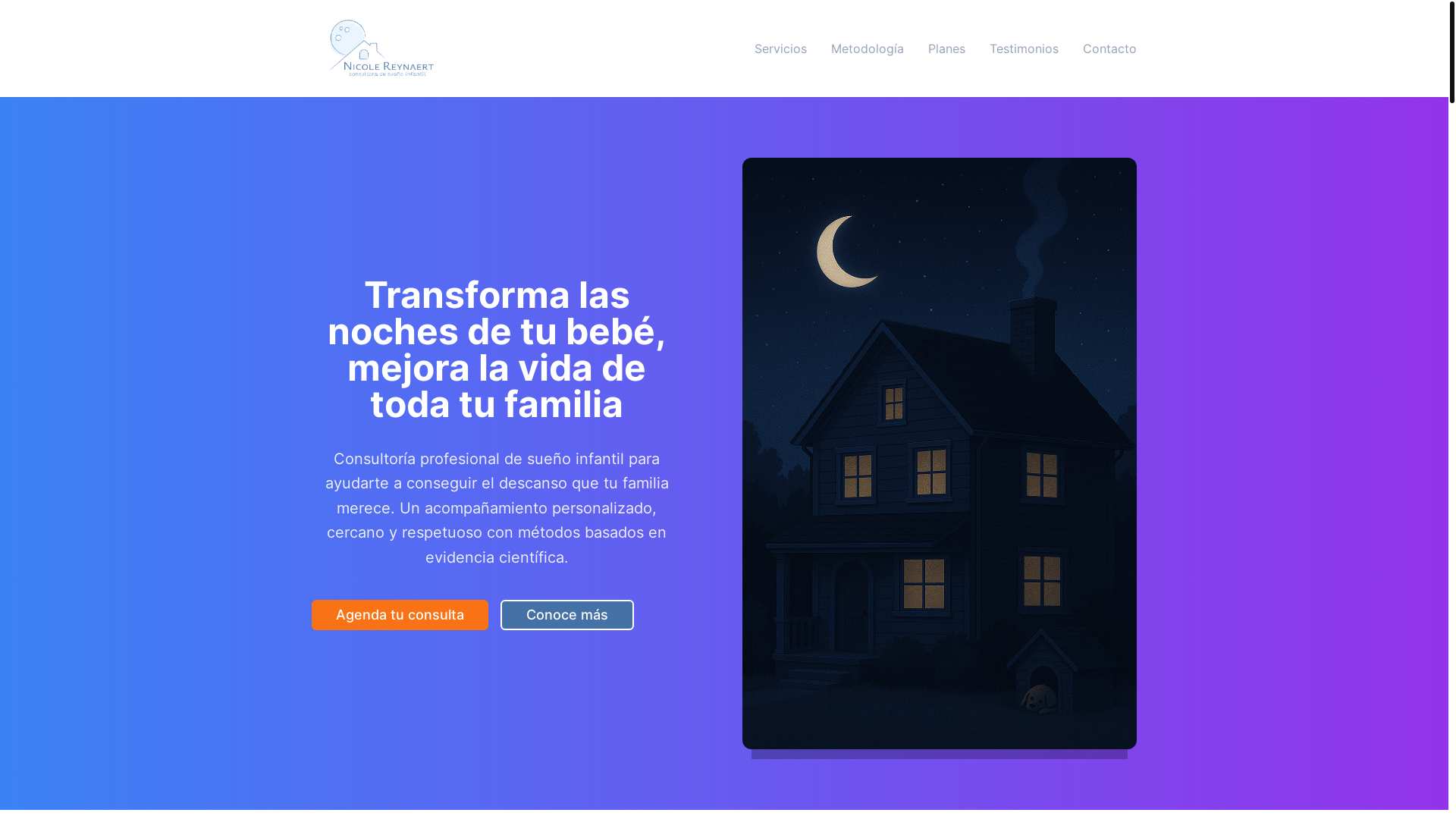 website screenshot of https://xn--consultoradesueoinfantil-flc.cl/