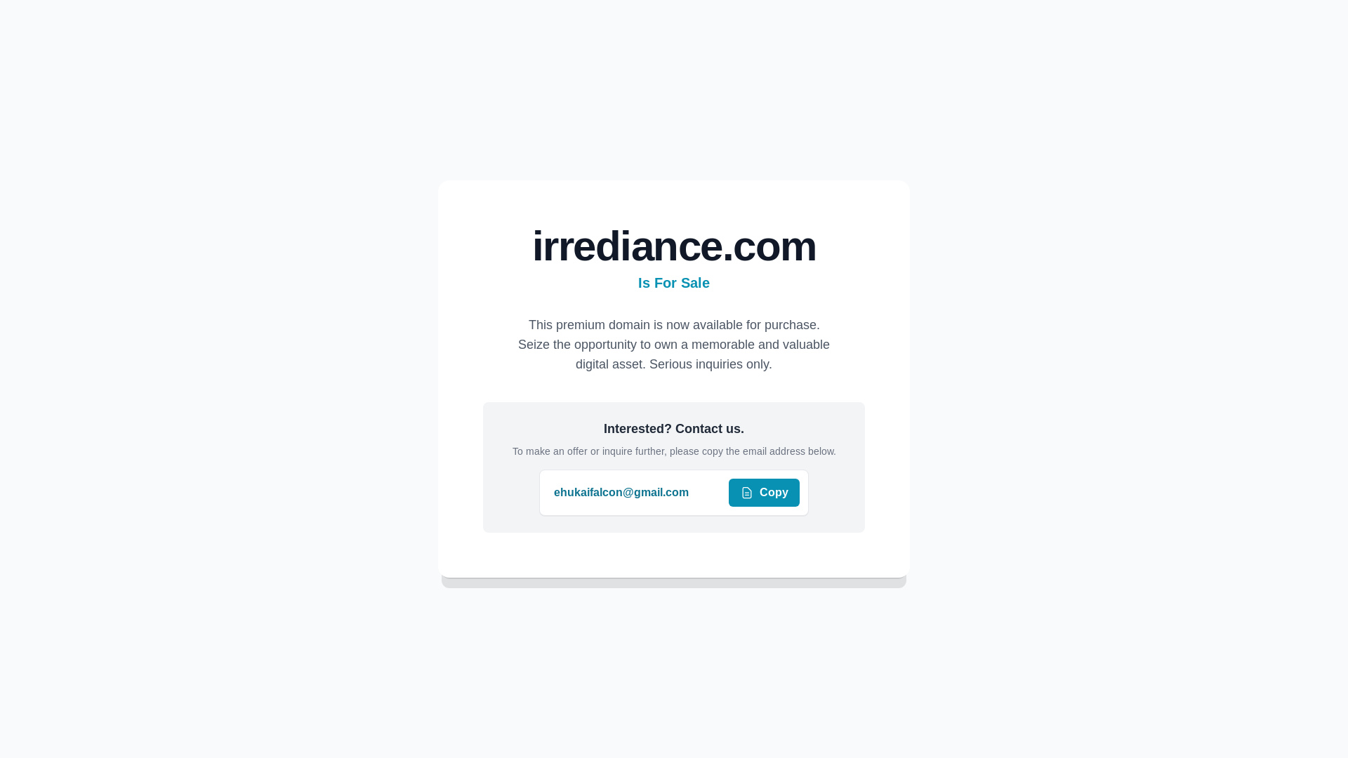 website screenshot of https://irediance1.pages.dev/