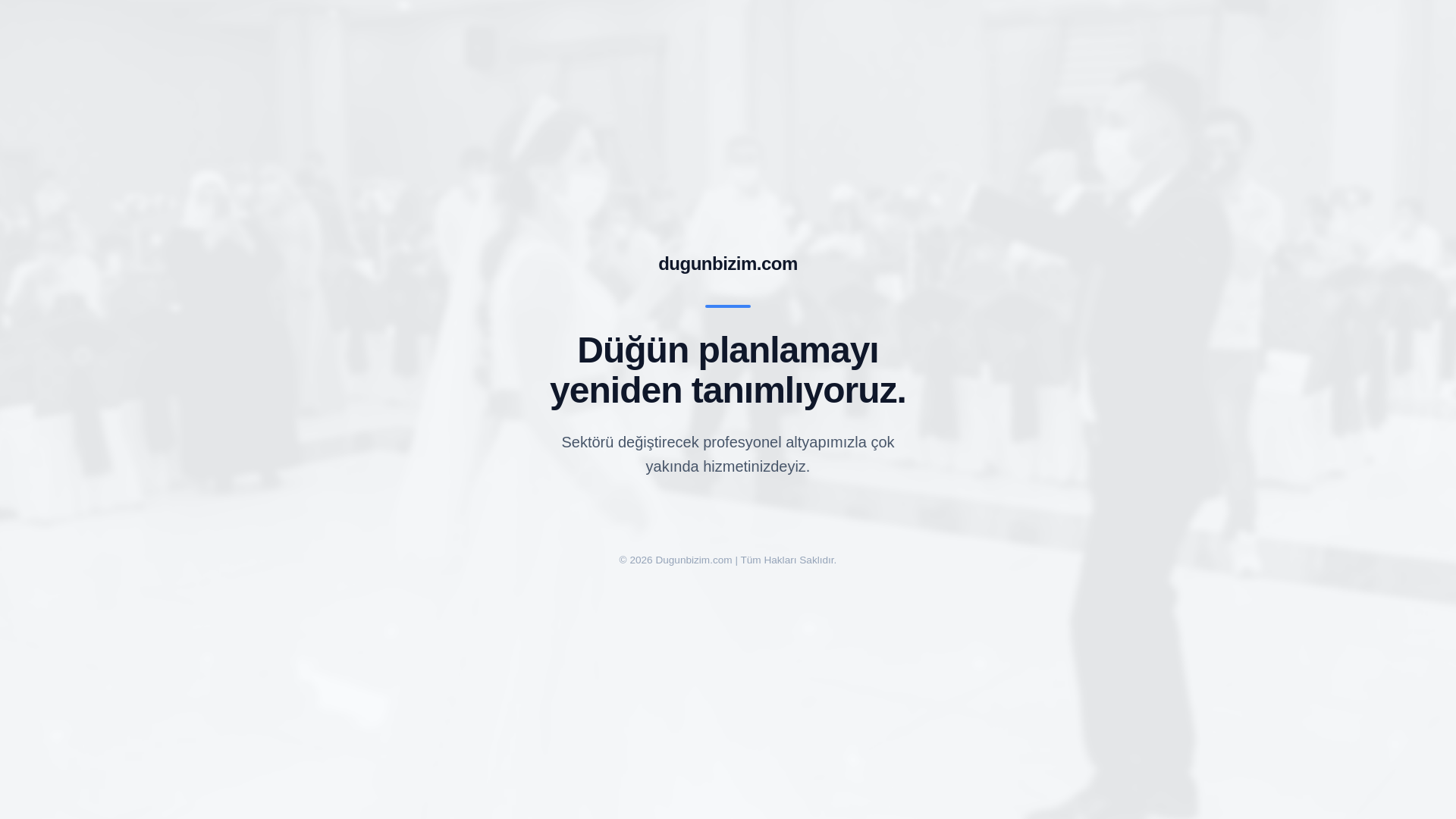 website screenshot of https://dugunbizim.com/