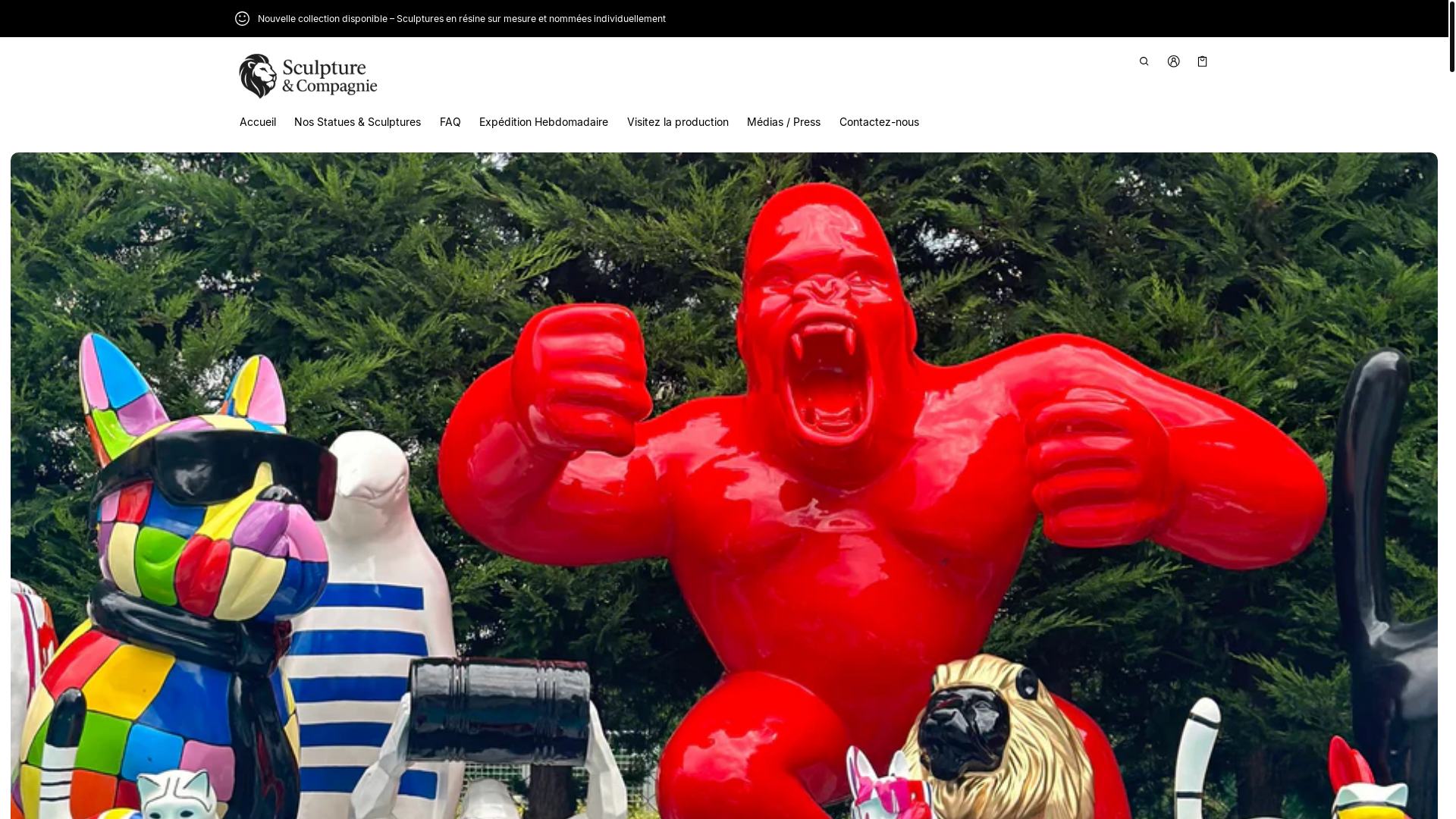 website screenshot of https://sculpture-et-compagnie.com/