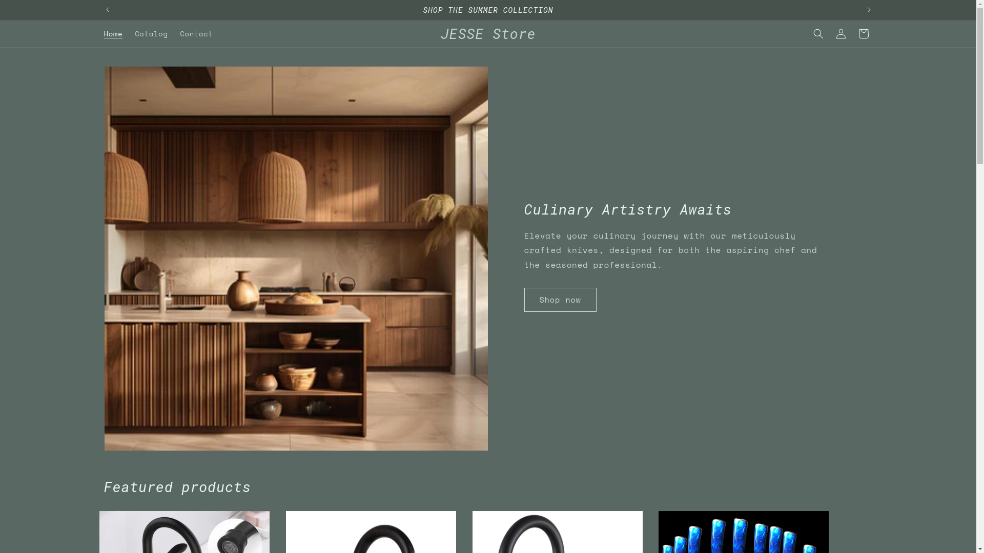 website screenshot of https://jessescottstore.com/