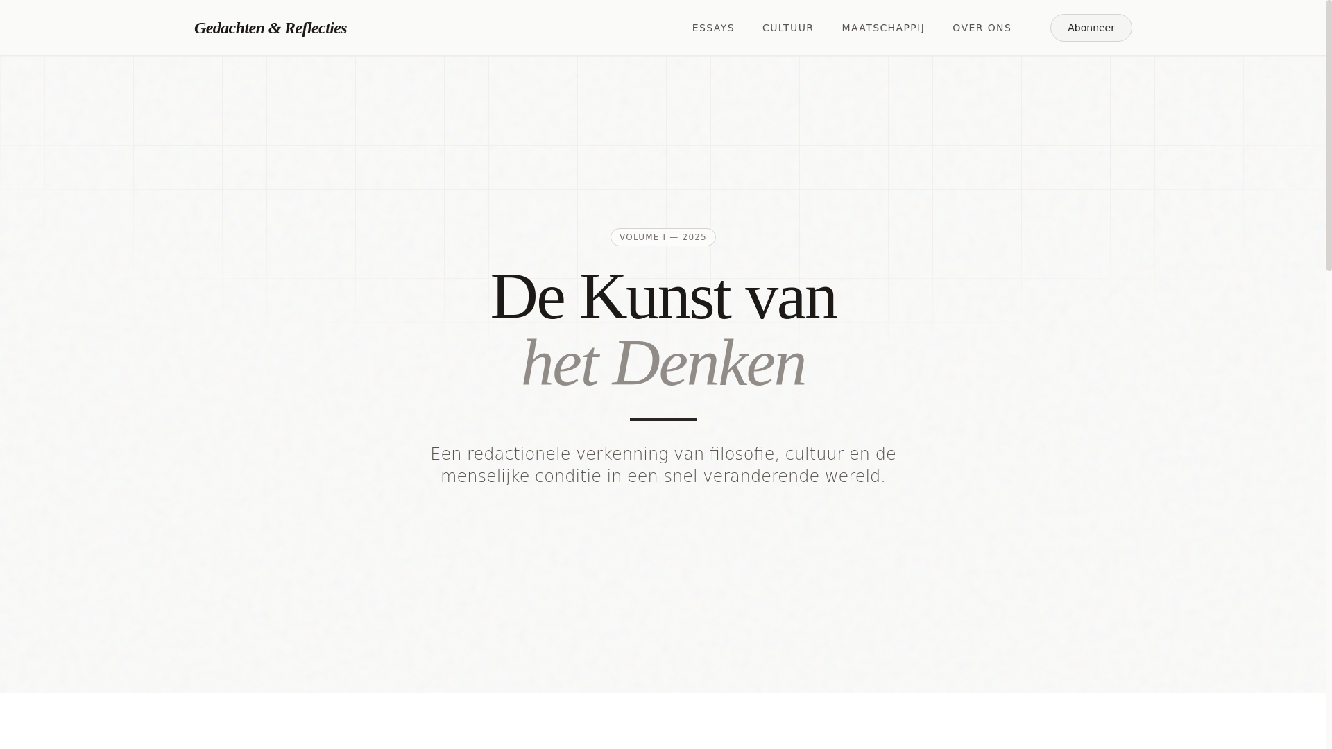 website screenshot of https://degroteontkoppeling.nl/