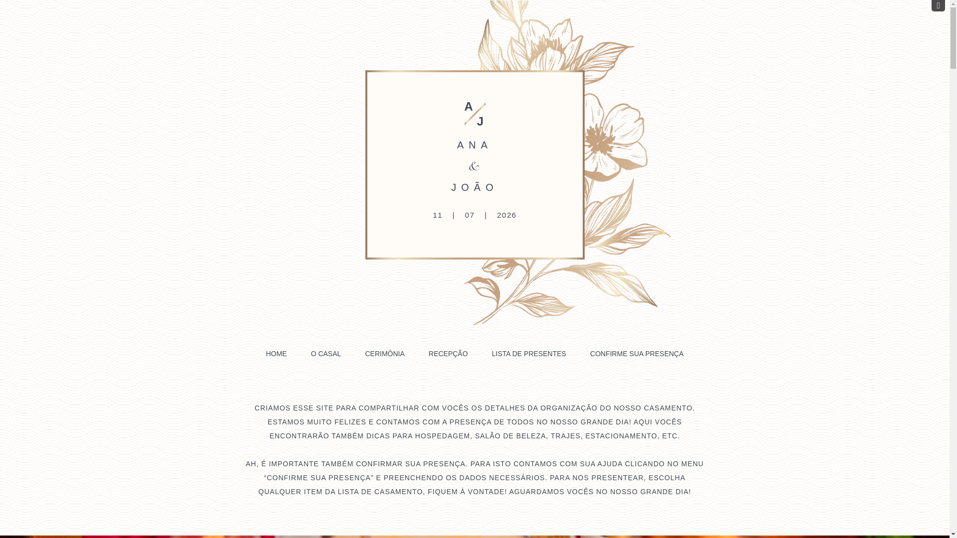 website screenshot of https://ana-maria-e-joao-paulo.com.br/