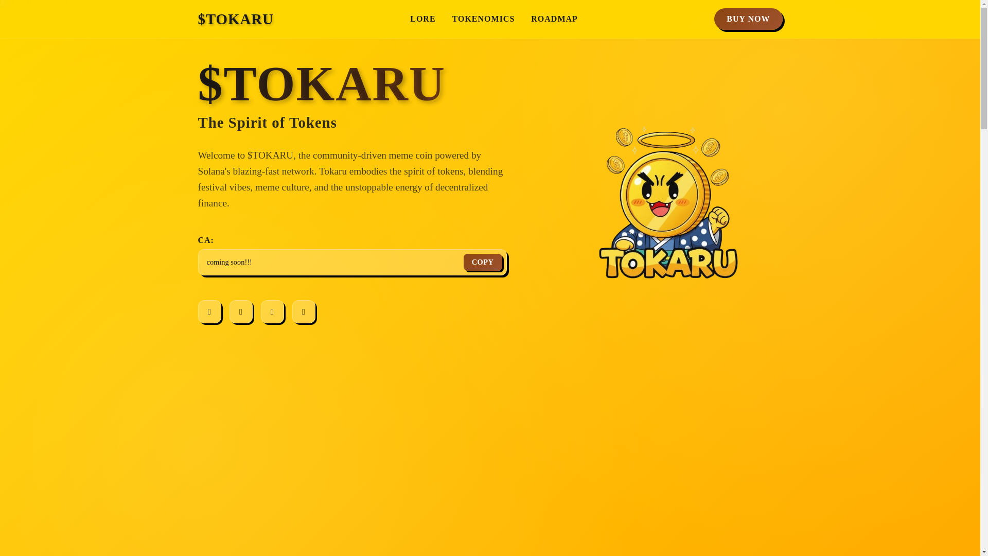 website screenshot of https://tokaru.fun/