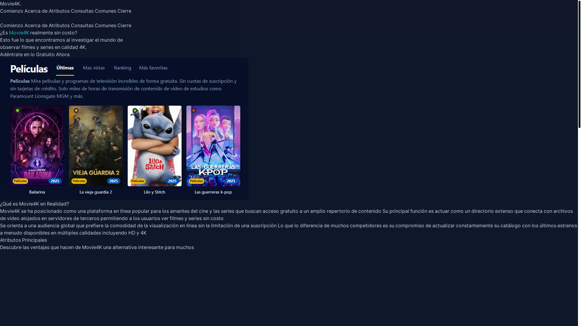 website screenshot of https://movie4k-yeyn.pages.dev/