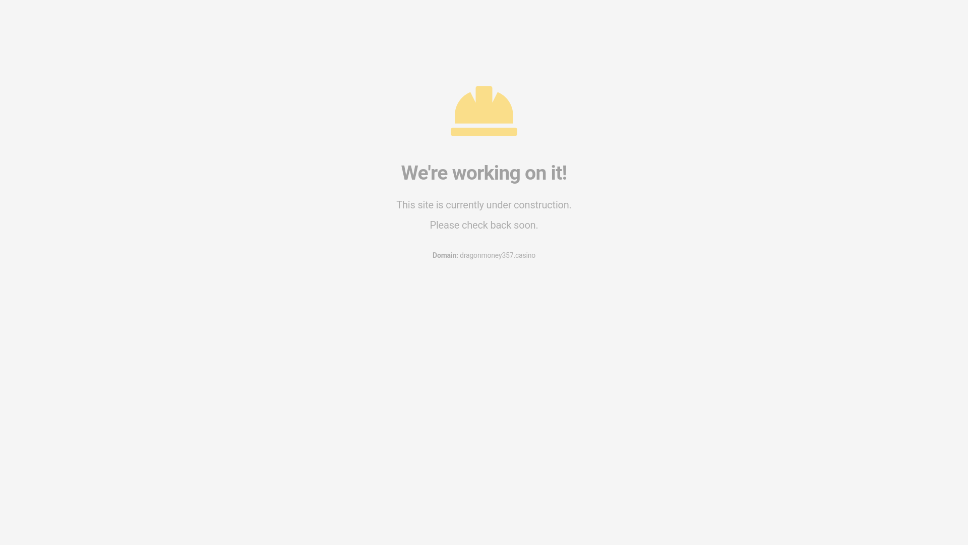 website screenshot of https://dragonmoney357.casino/