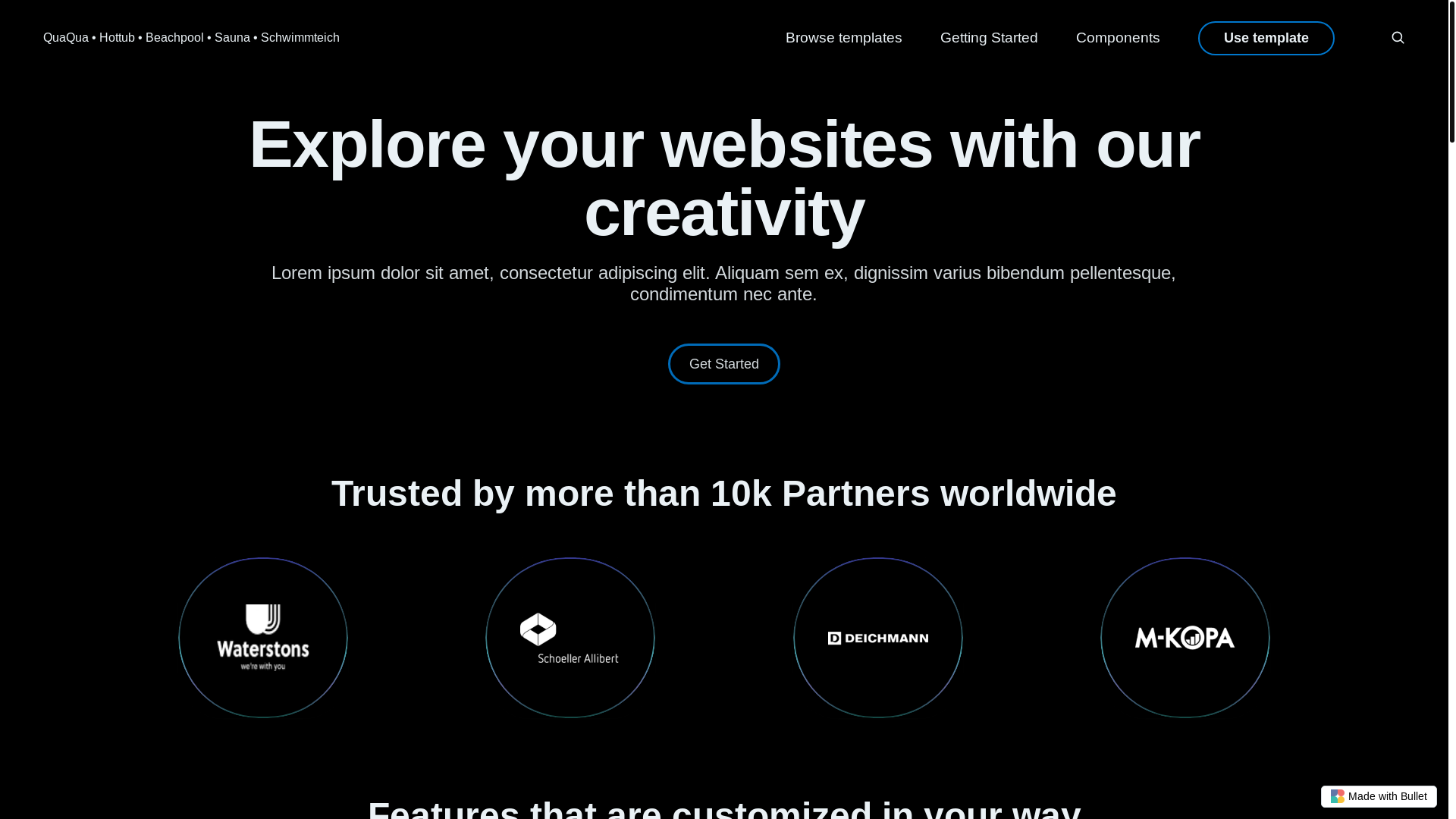 website screenshot of https://quaqua---hottub---beachpool---sauna---schwimmteich-bullet.pages.dev/