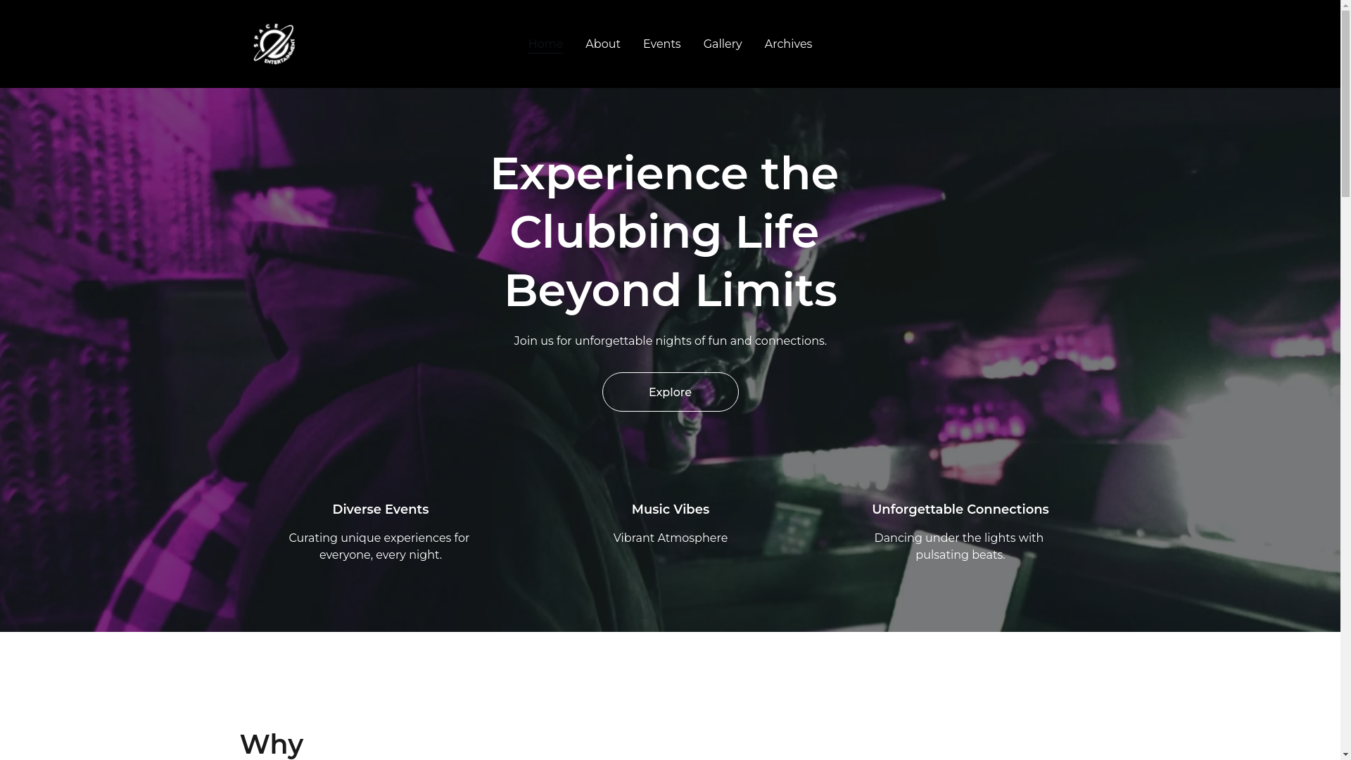 website screenshot of https://spacentertainment.in/
