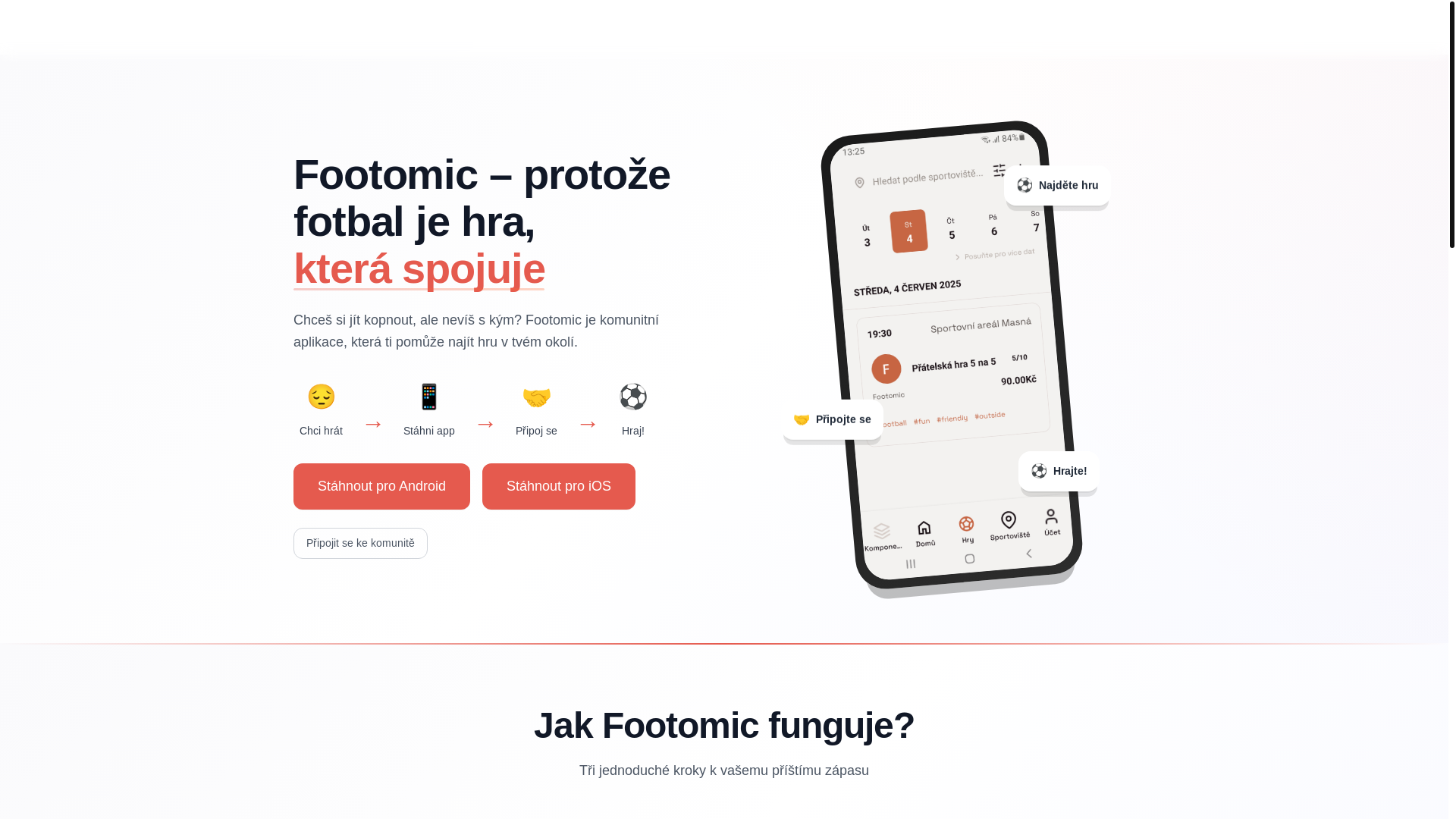 website screenshot of https://footomic.pages.dev/