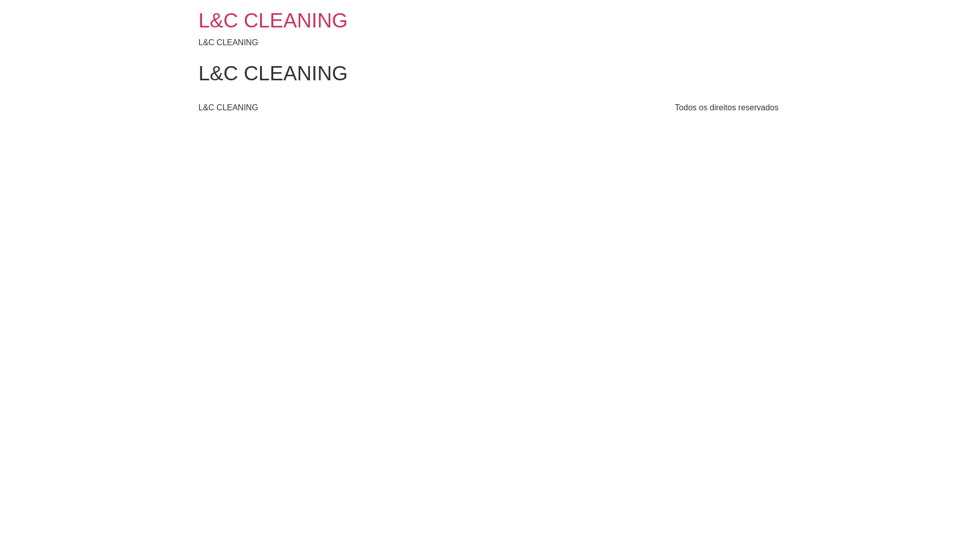 website screenshot of https://lccleaning.site/