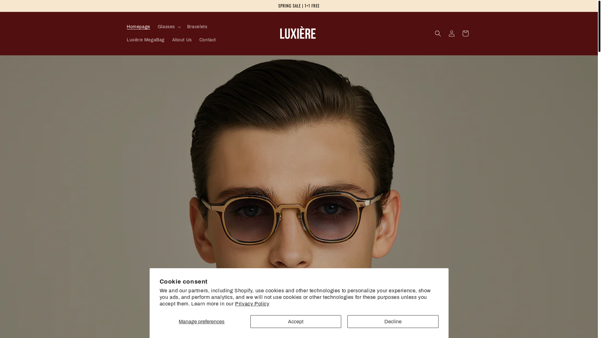 website screenshot of https://luxieretravels.com/