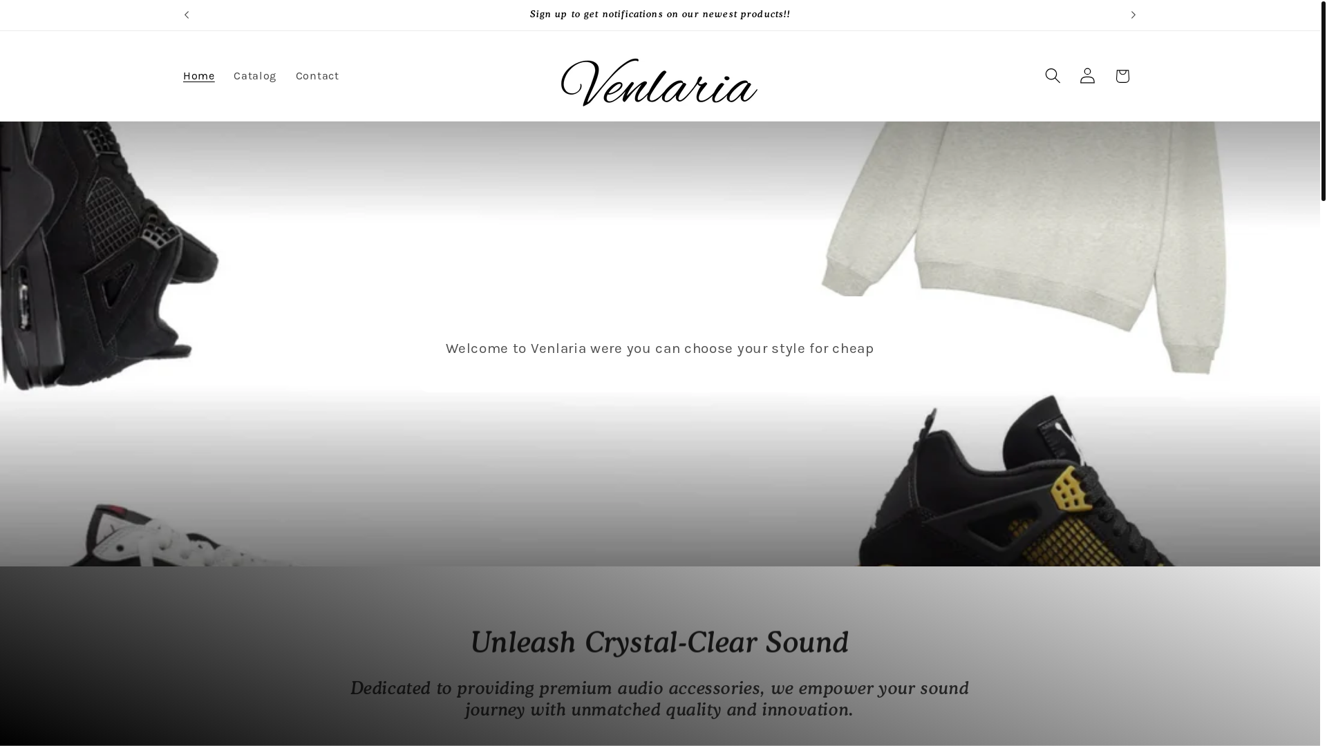 website screenshot of https://venlaria.org/