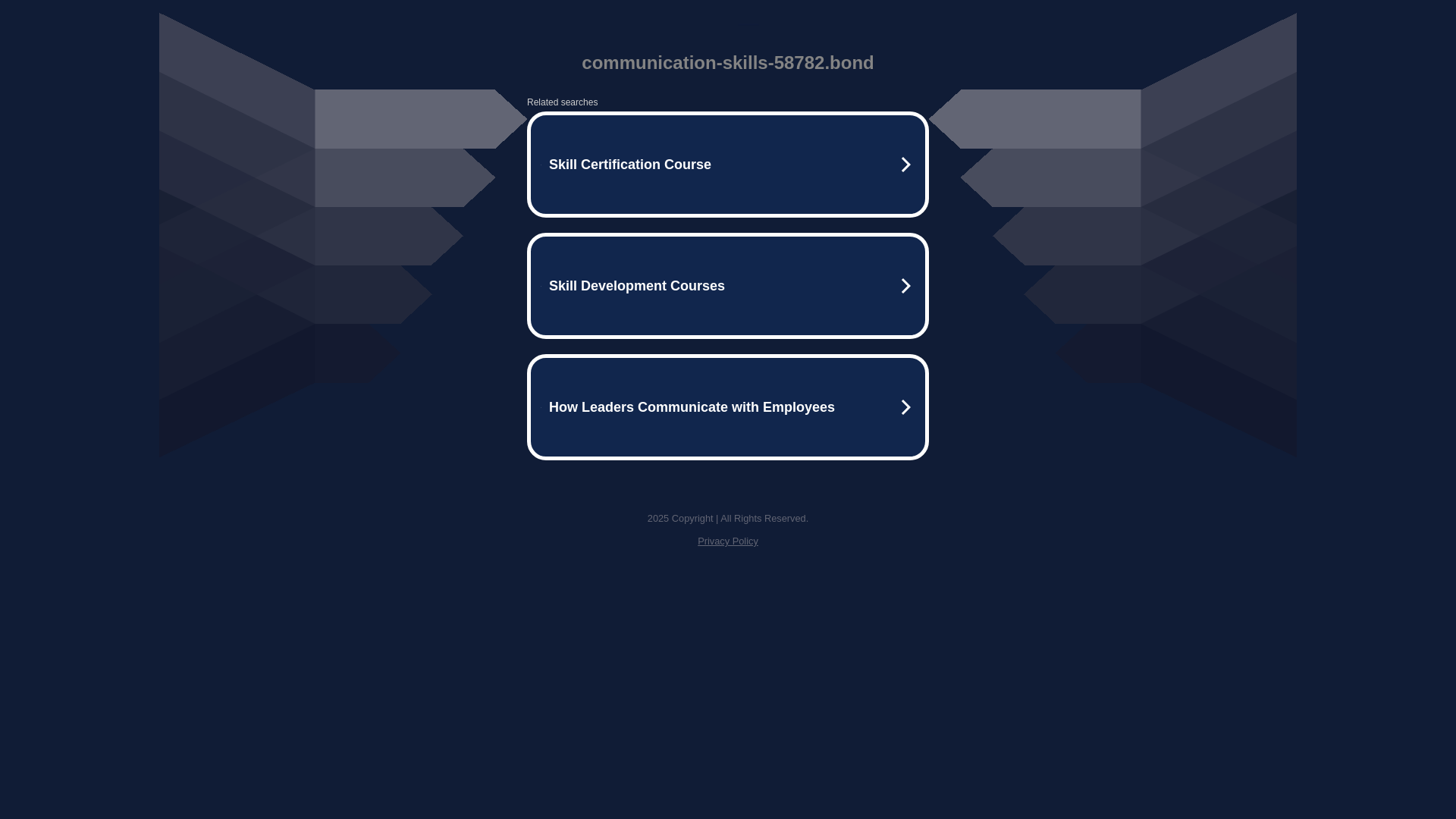 website screenshot of https://communication-skills-58782.bond/