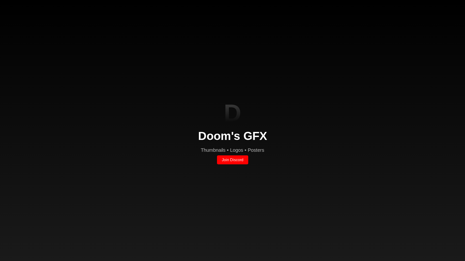 website screenshot of https://mrdoomsgfxx.pages.dev/