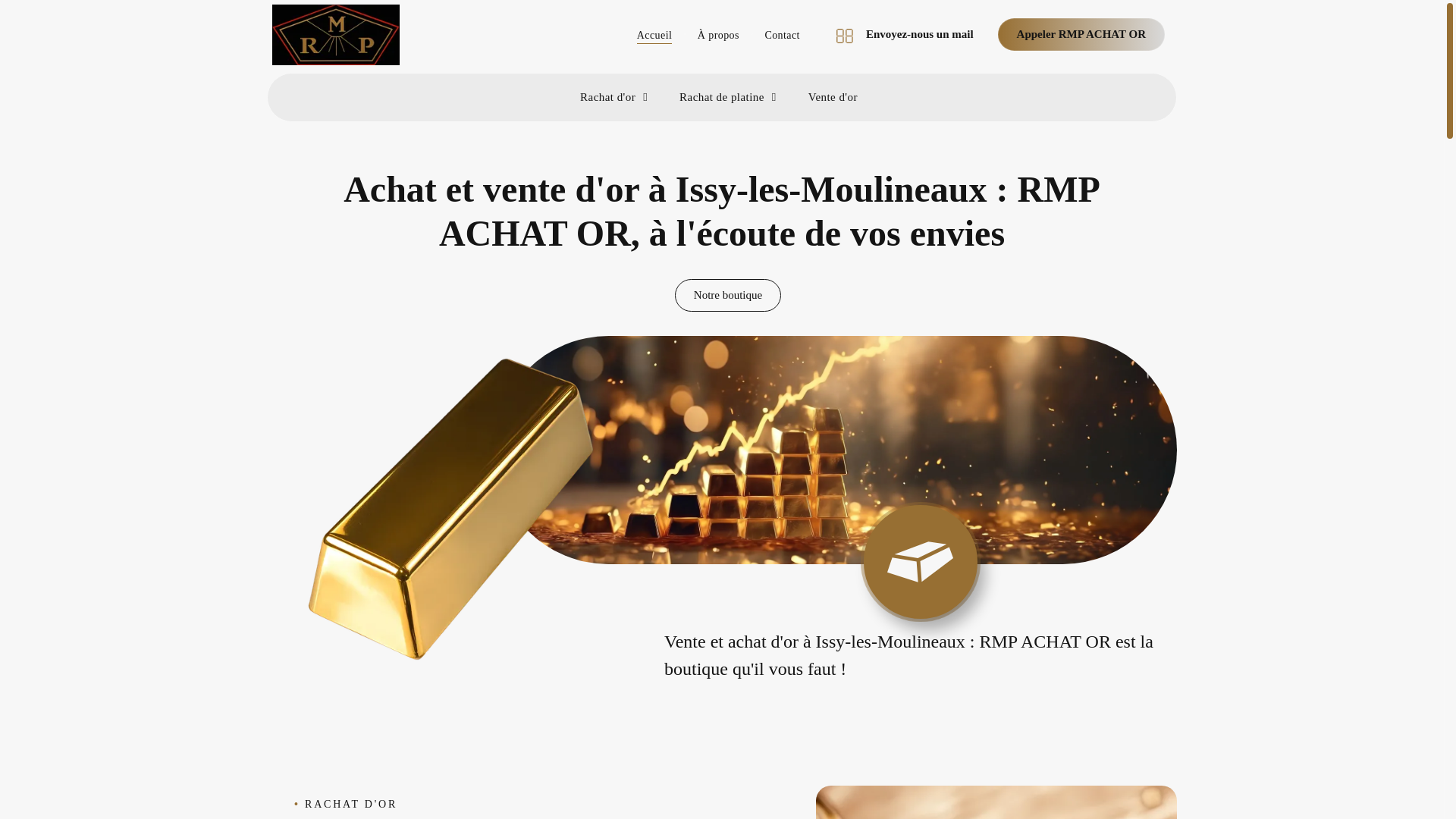 website screenshot of https://rmp-achat-or.com/
