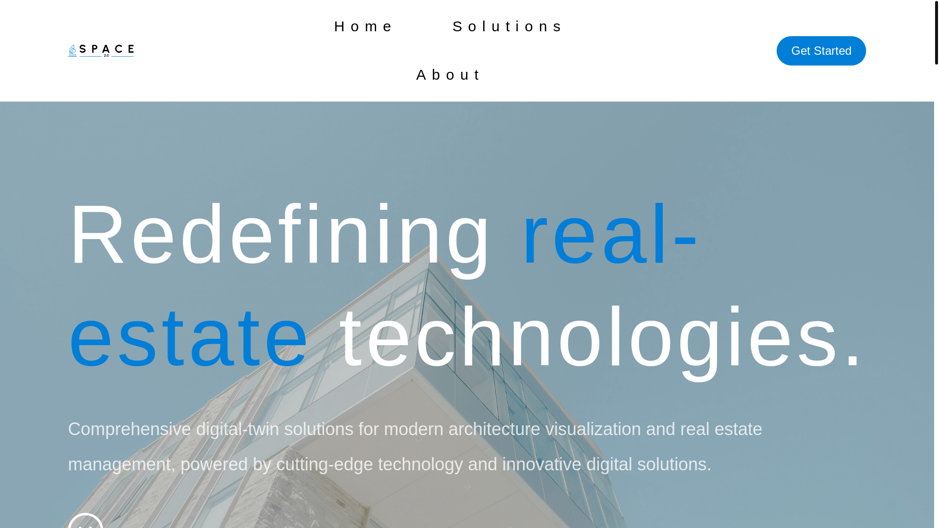 website screenshot of https://space2.solutions/