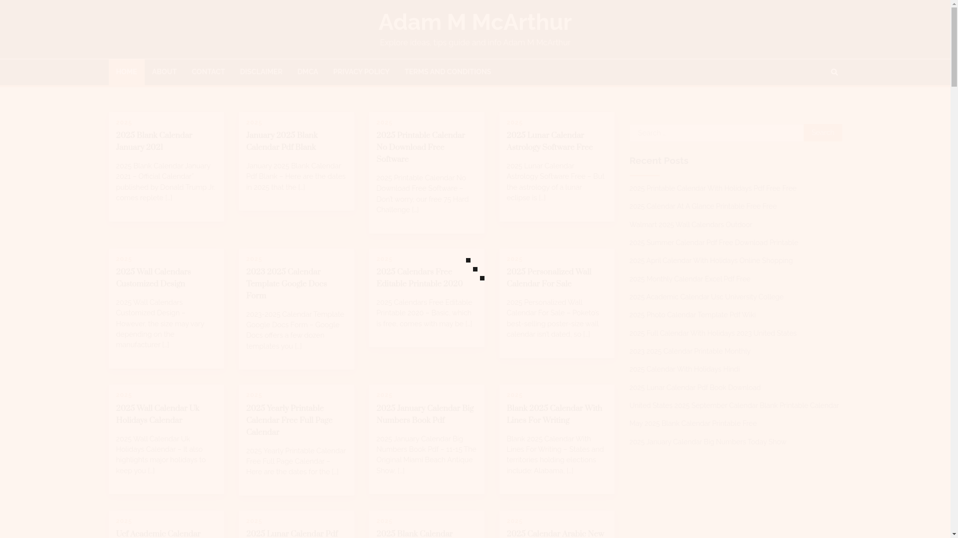 website screenshot of https://adammmcarthur.pages.dev/