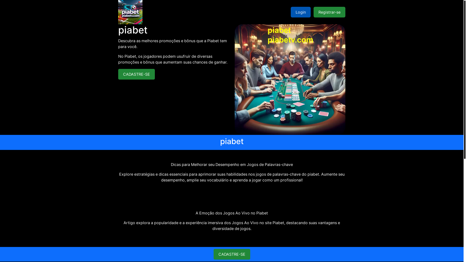 website screenshot of https://piabetv.com/