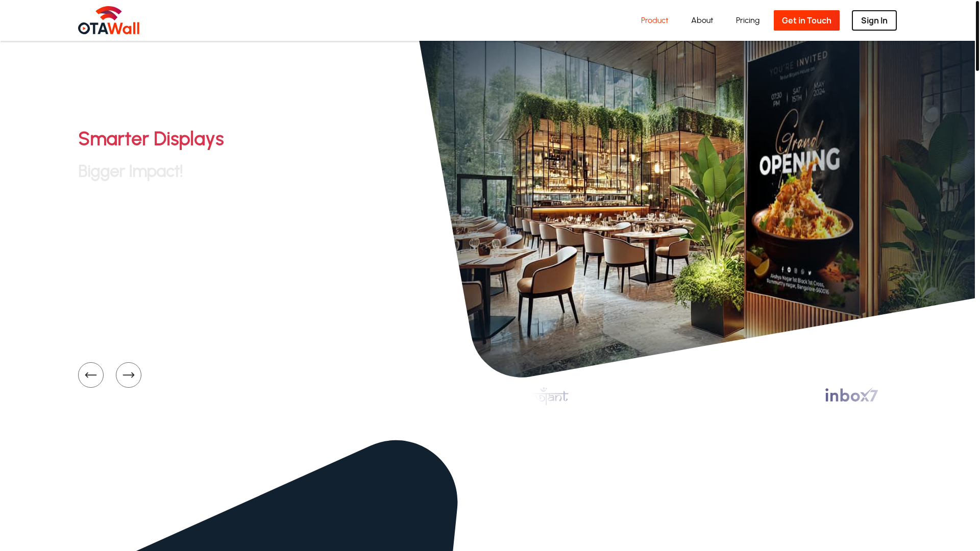 website screenshot of https://otawall-fe.pages.dev/