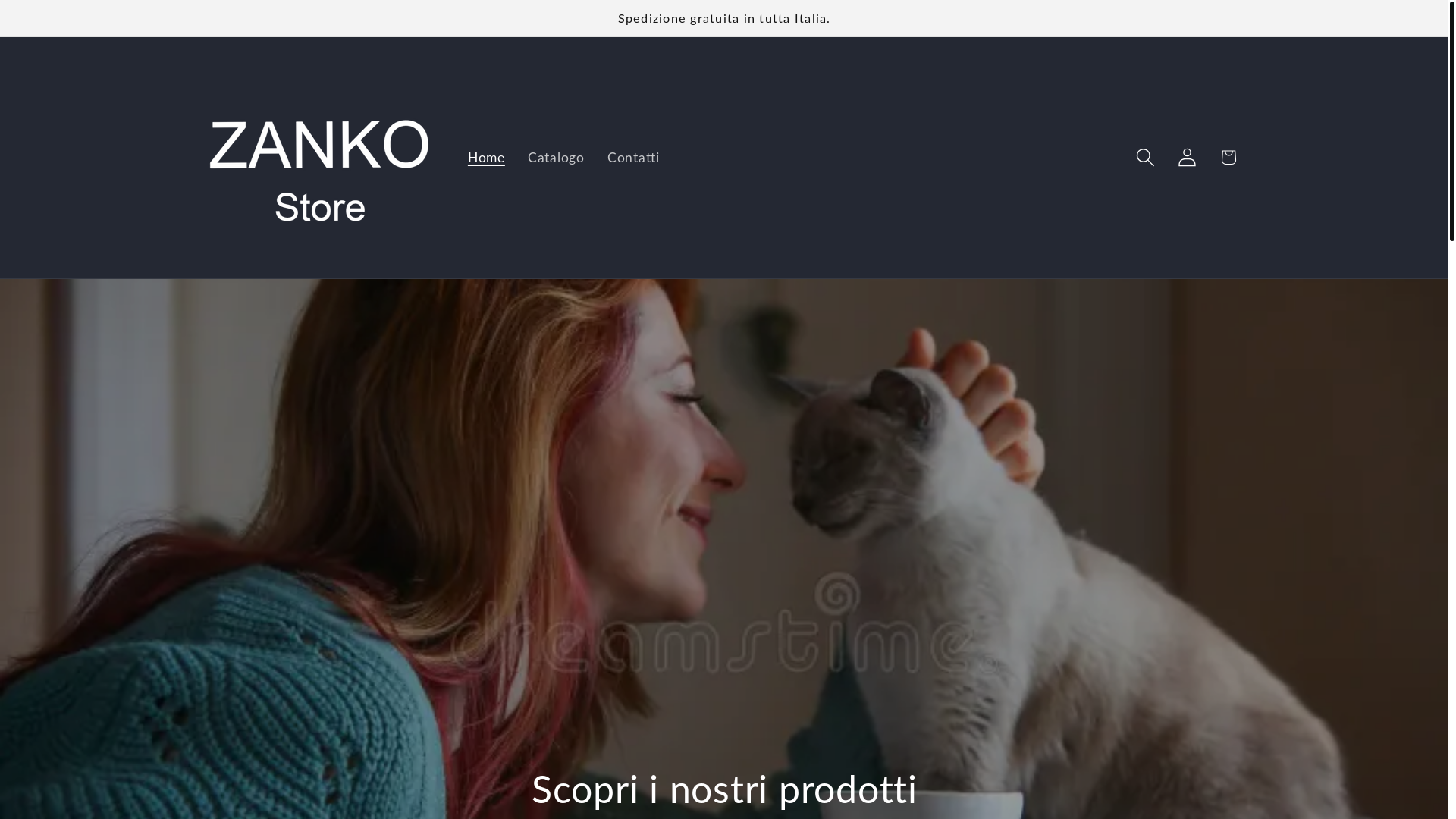 website screenshot of https://zankoitalia.com/
