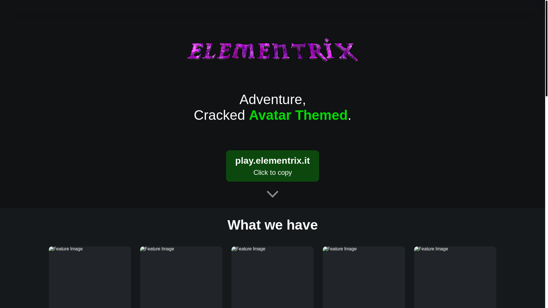 website screenshot of https://elementrix.pages.dev/