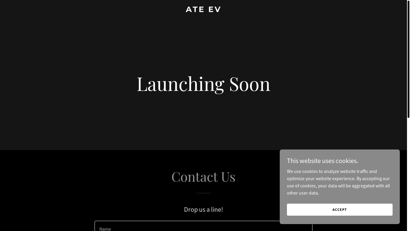 website screenshot of https://ate-ev.org/
