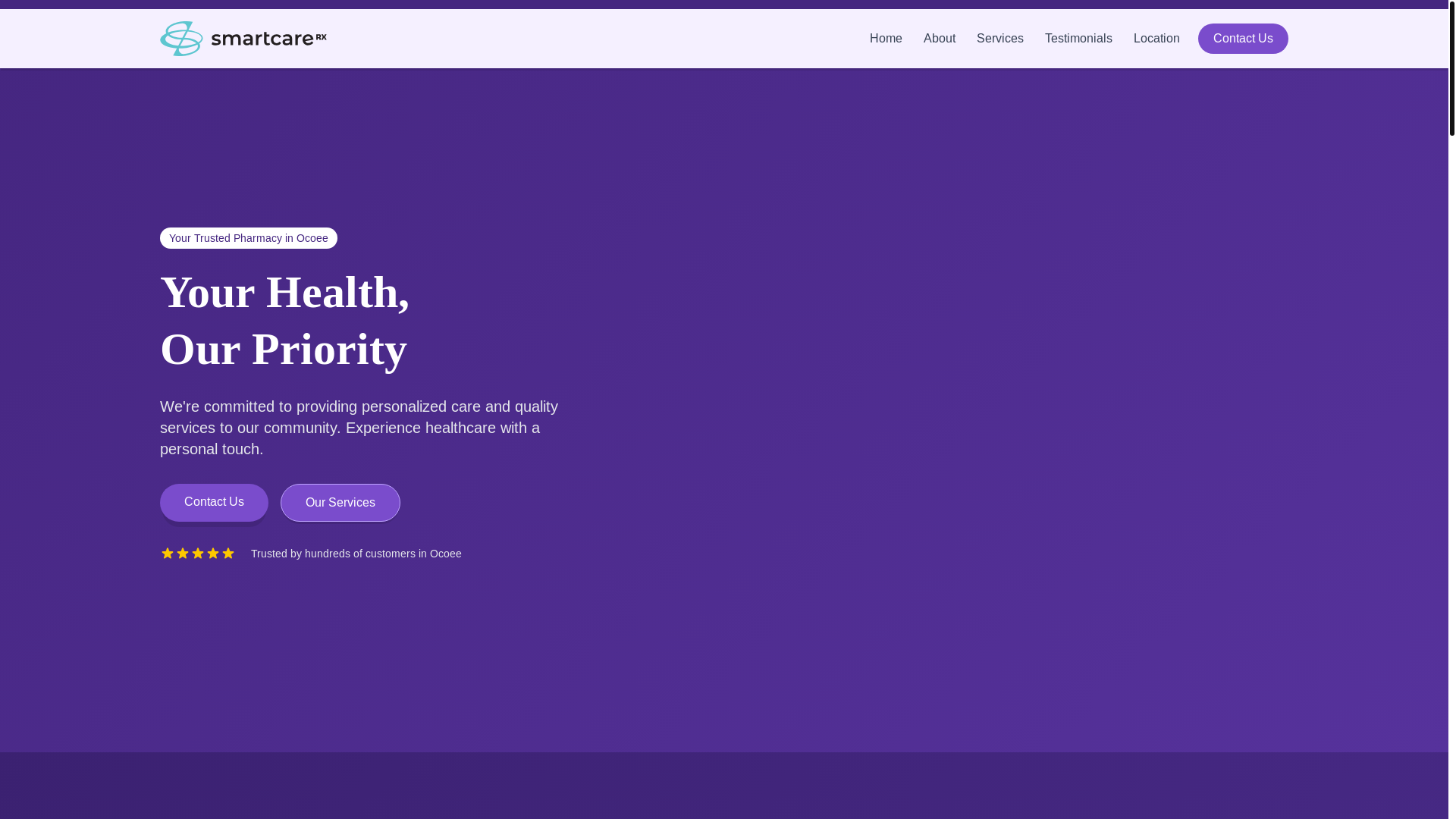 website screenshot of https://smartcarerx-dark-theme.pages.dev/