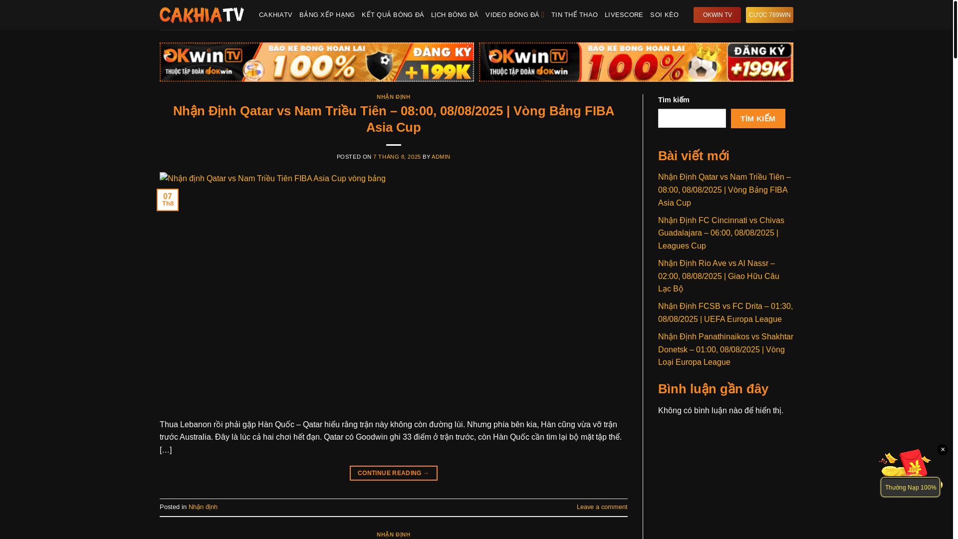 website screenshot of https://cakhiatvzk.cc/