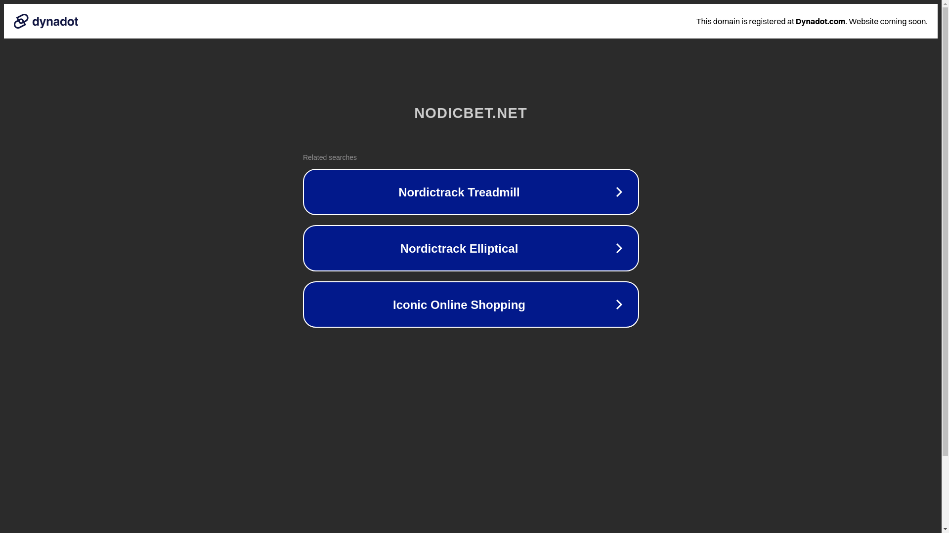 website screenshot of https://nodicbet.net/