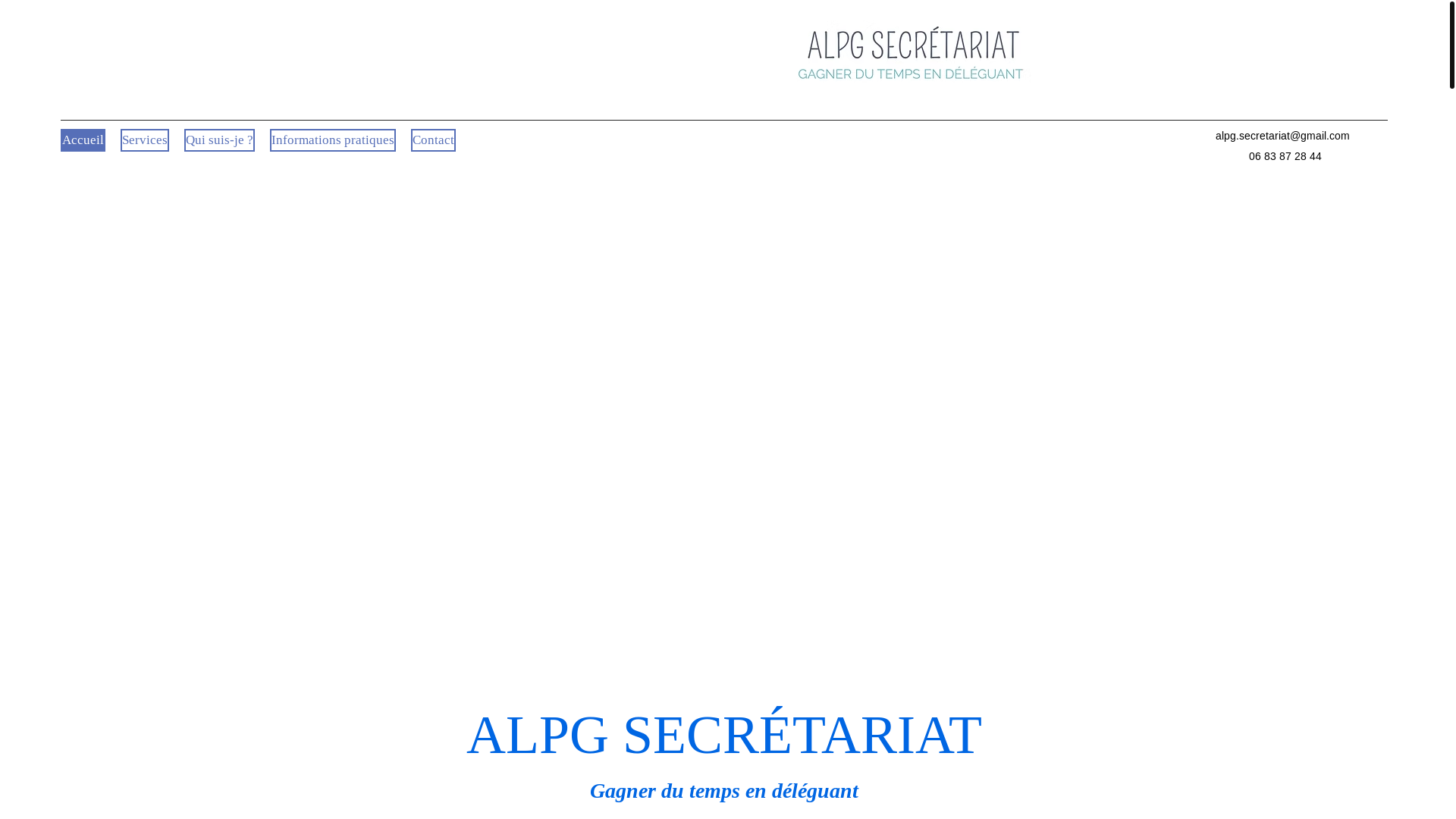 website screenshot of https://alpgsecretariat.fr/