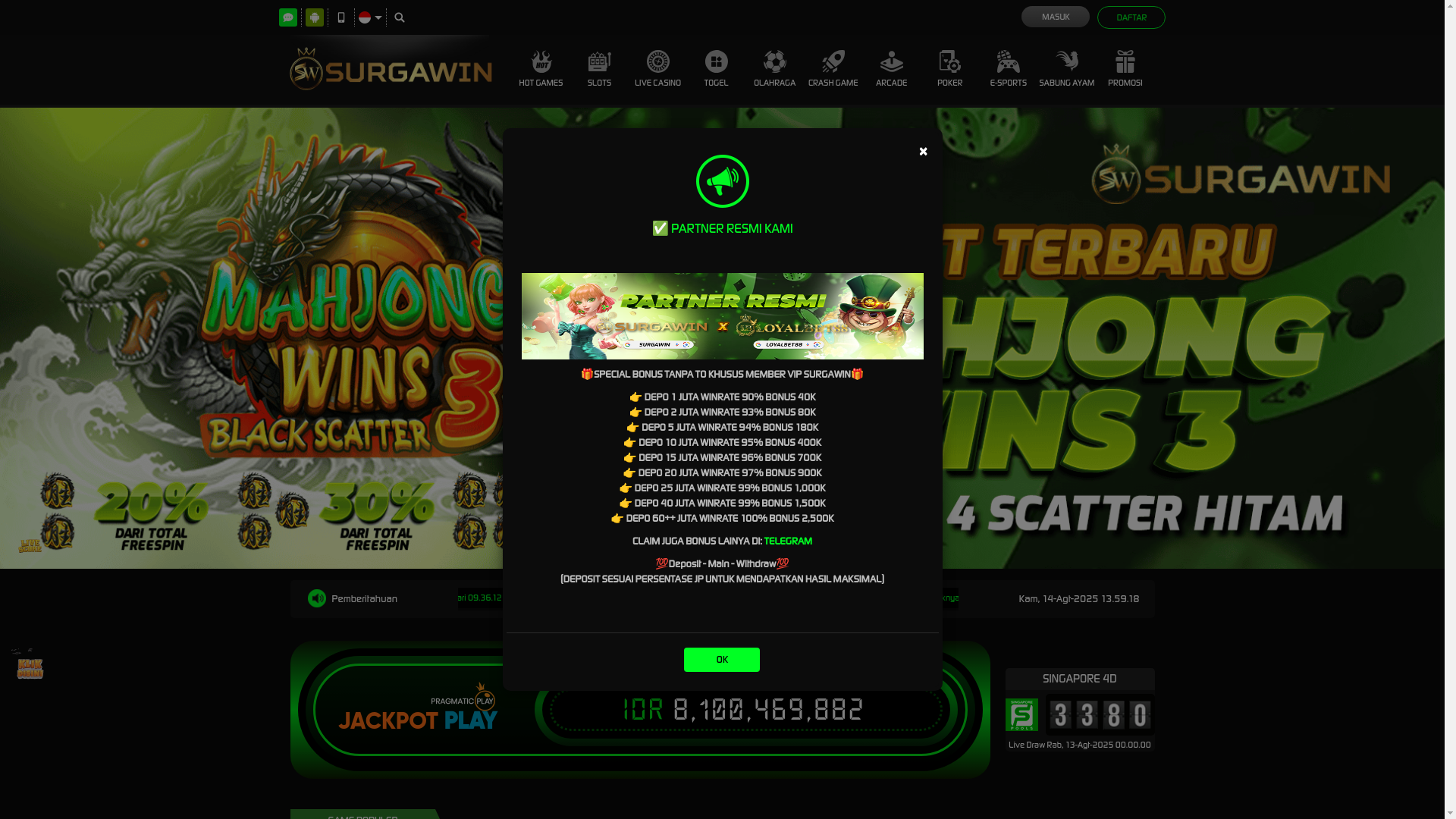 website screenshot of https://surgawinhalo.com/