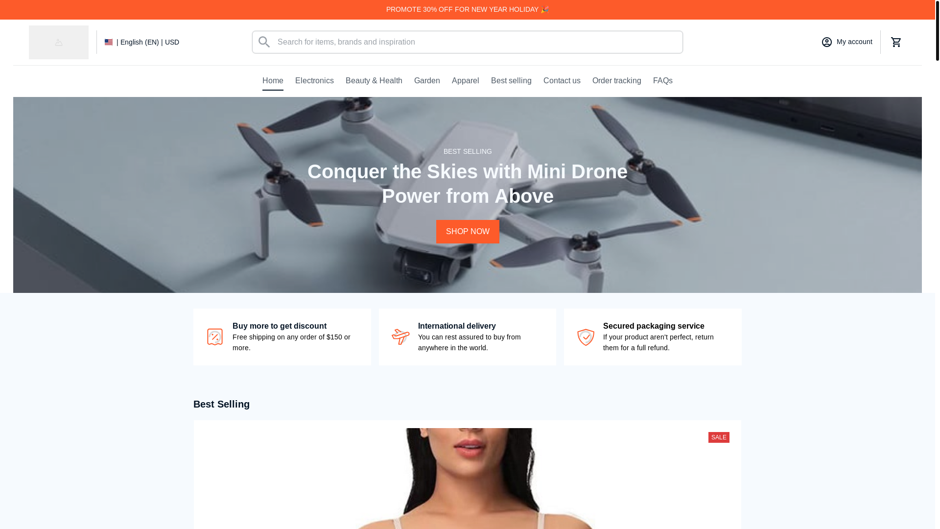 website screenshot of https://thevelorashopping.com/