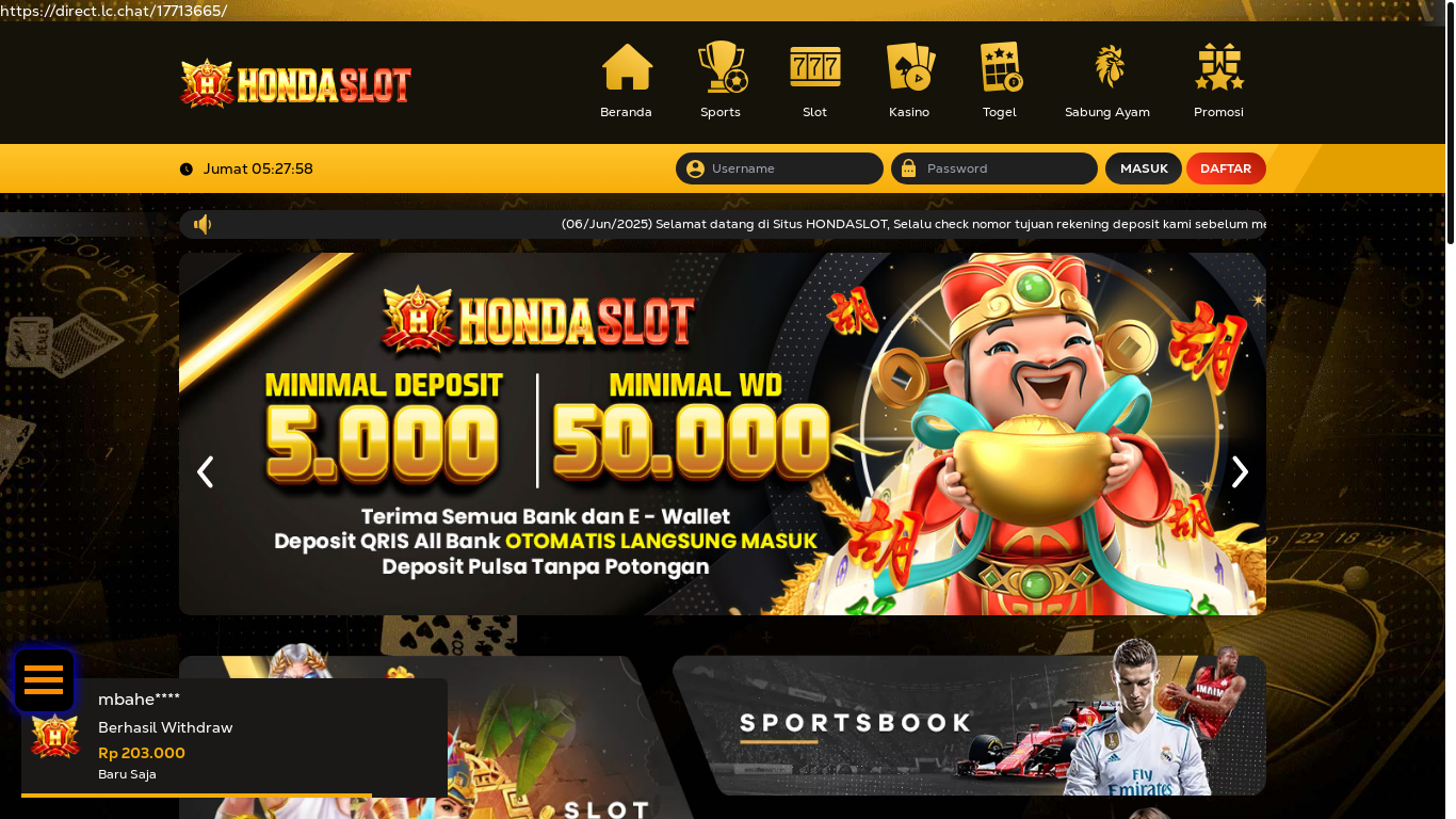 website screenshot of https://kamucantik.lol/