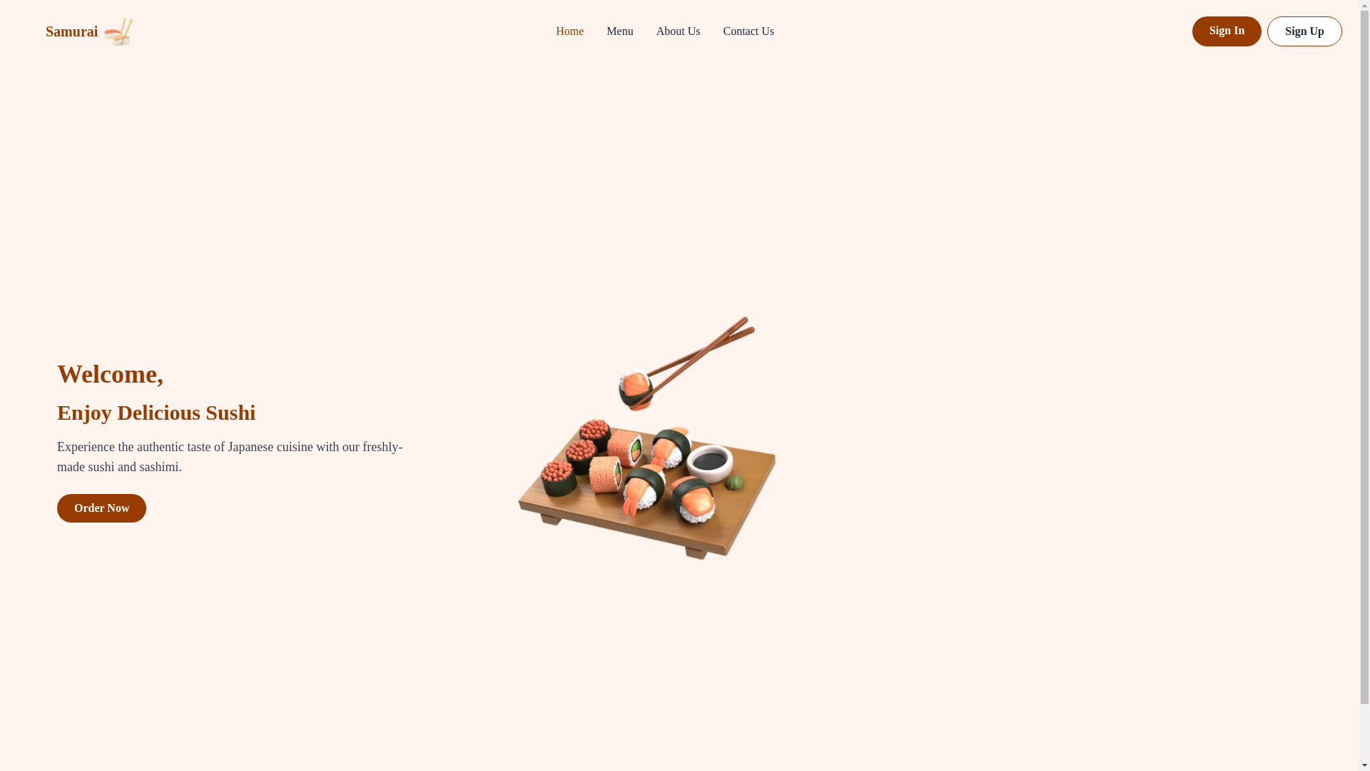 website screenshot of https://react-restaurant-website.pages.dev/