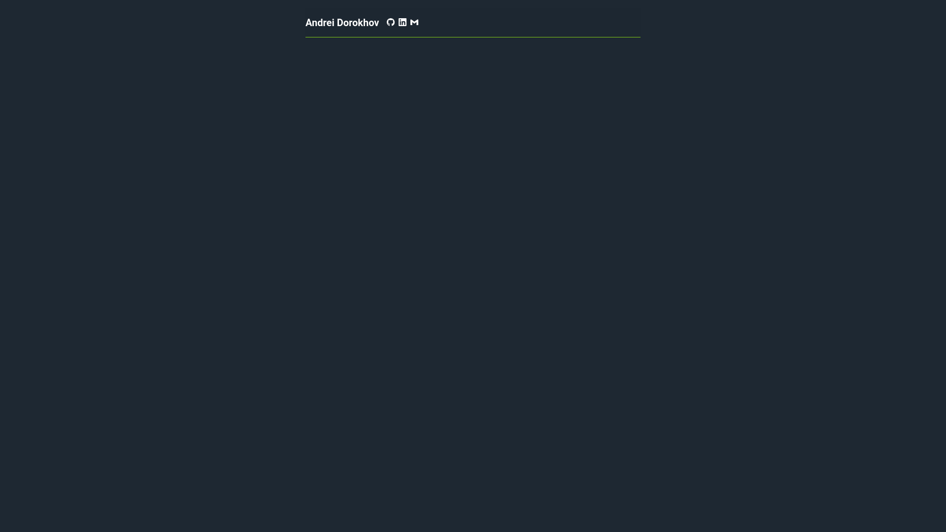 website screenshot of https://adorokhov.com/
