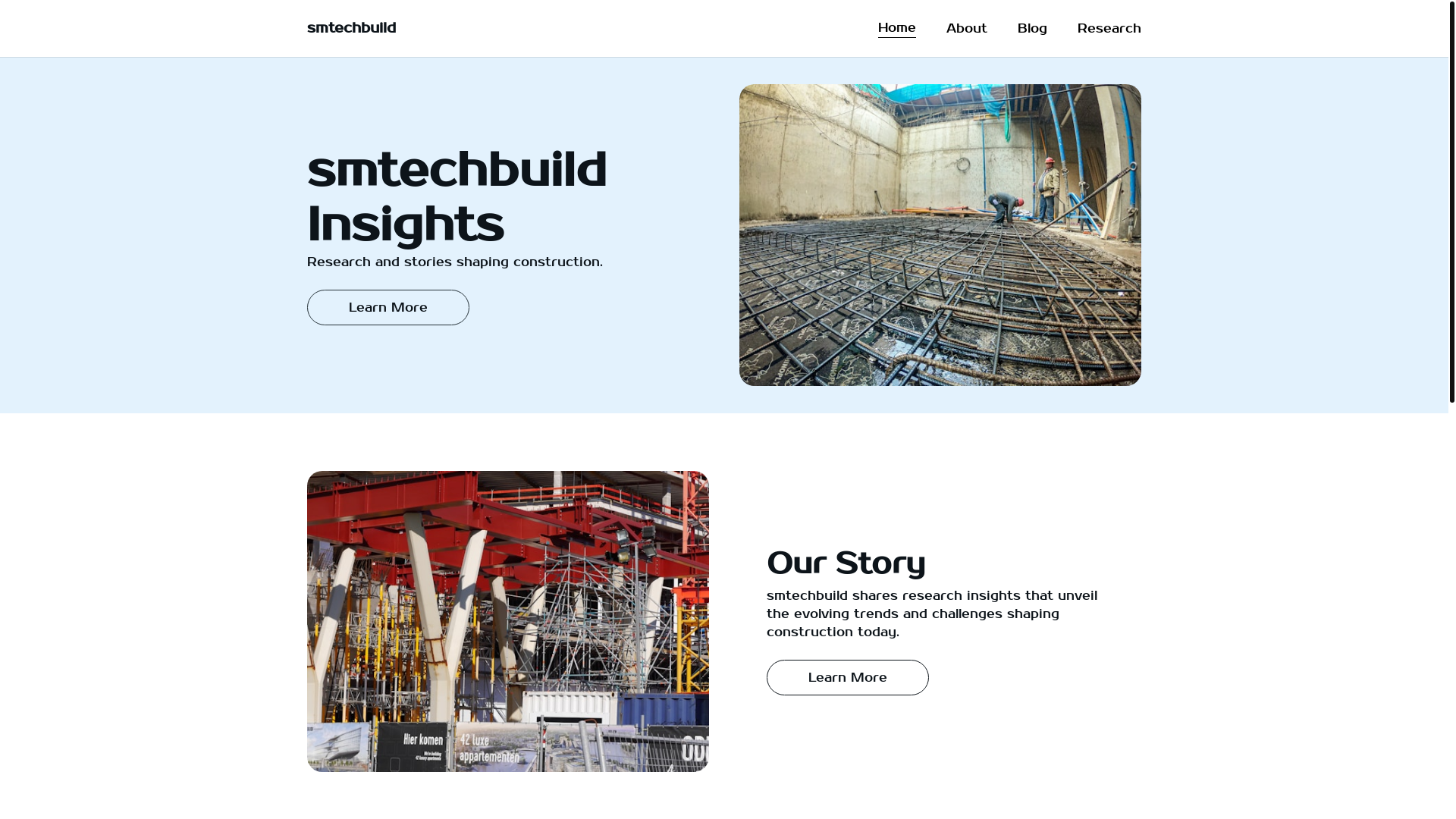 website screenshot of https://smtechbuild.com/