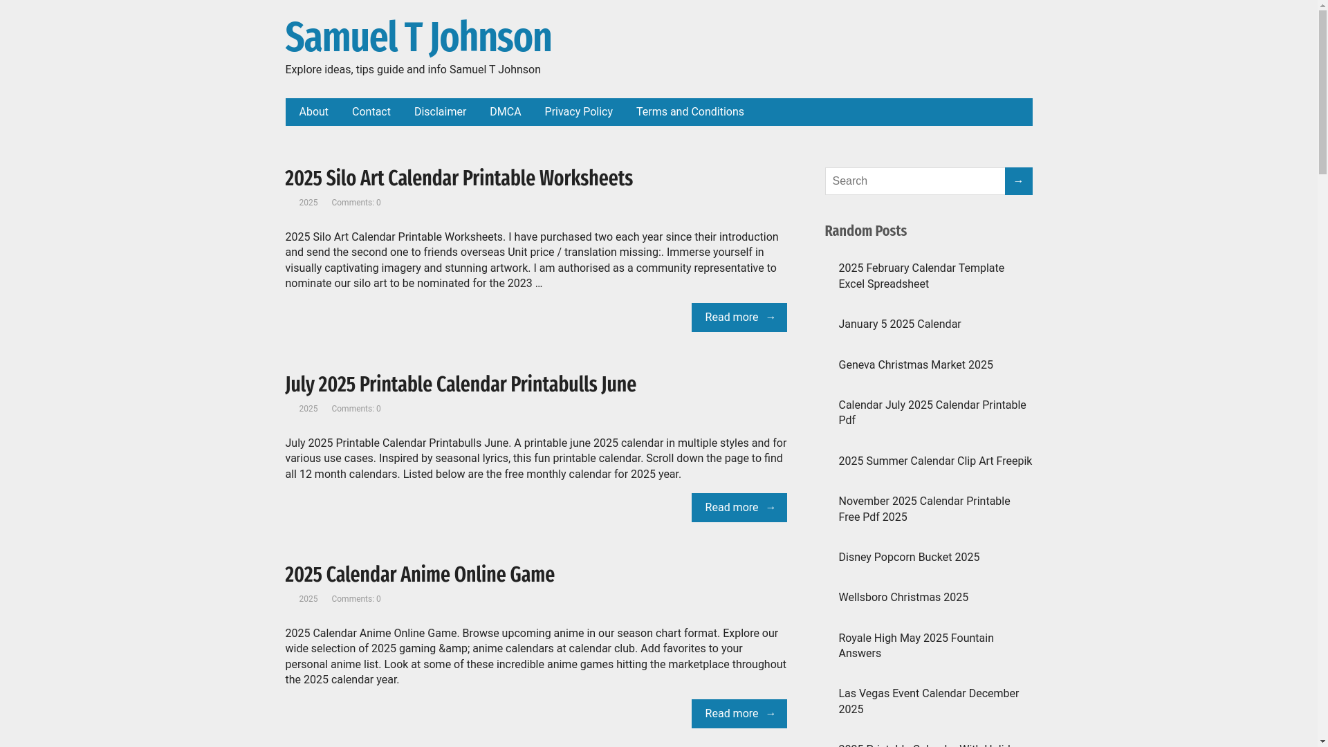website screenshot of https://samueltjohnsonm.pages.dev/
