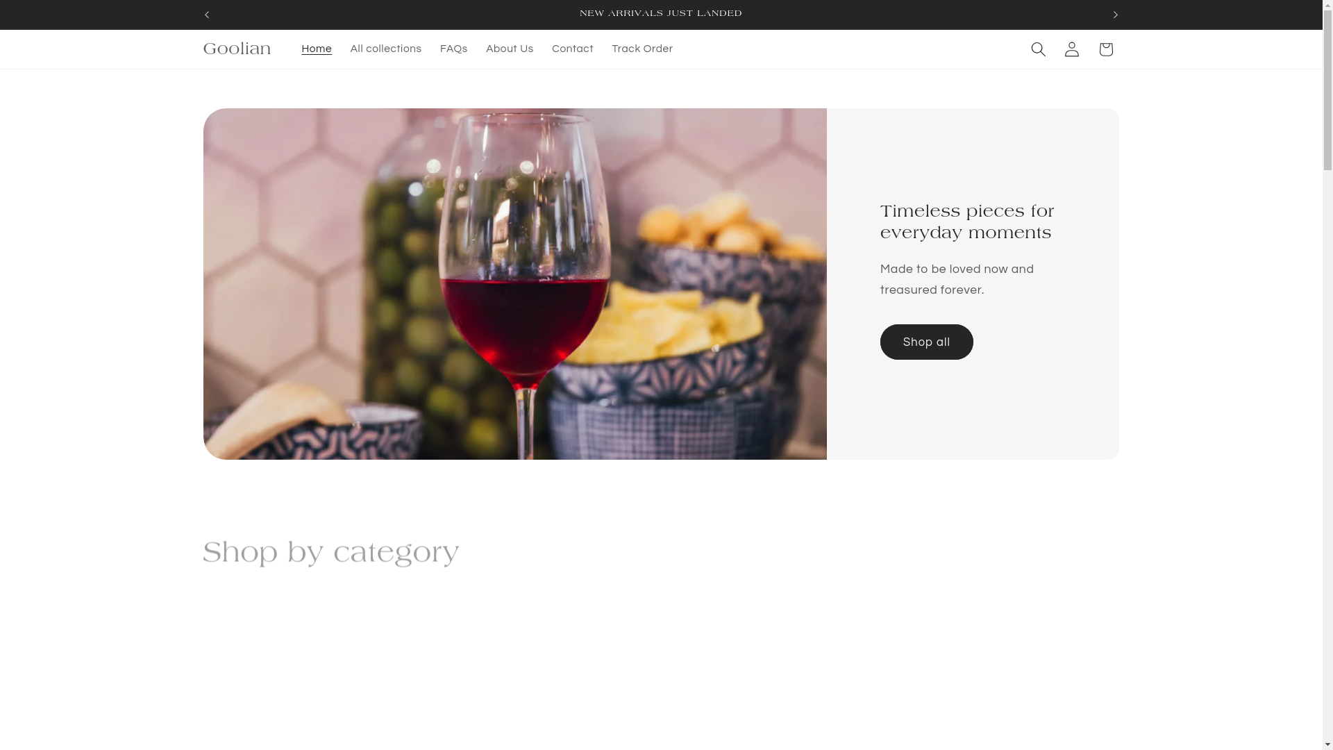website screenshot of https://goolian.co.uk/