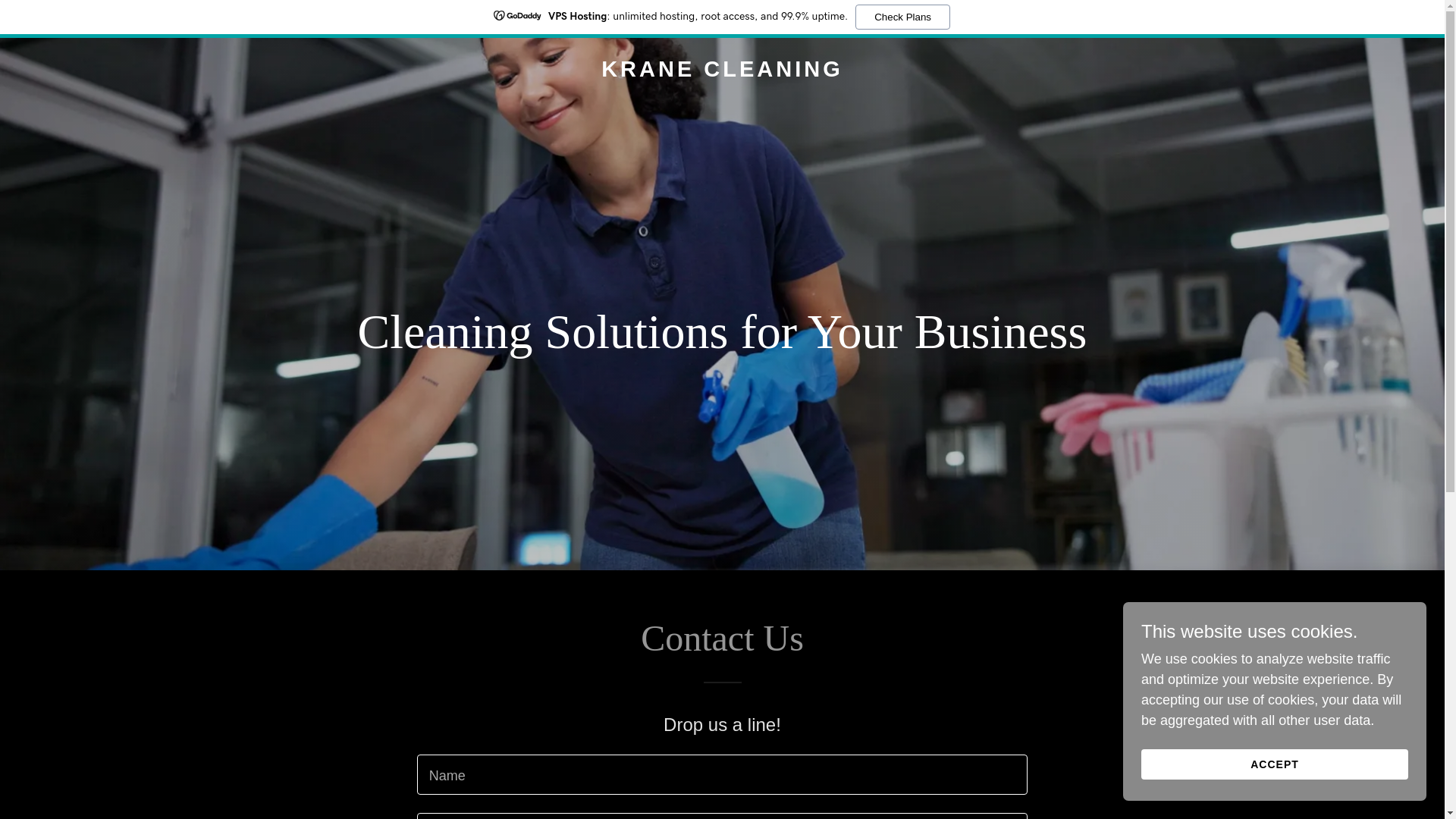 website screenshot of https://kranecleaning.com/