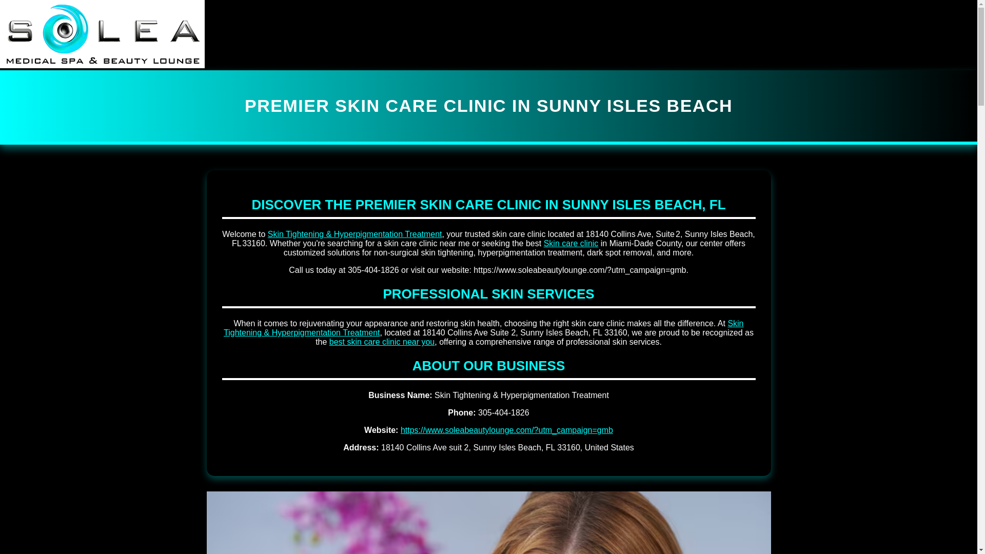 website screenshot of https://premierskincareclinicinsunnylslesbeach.pages.dev/