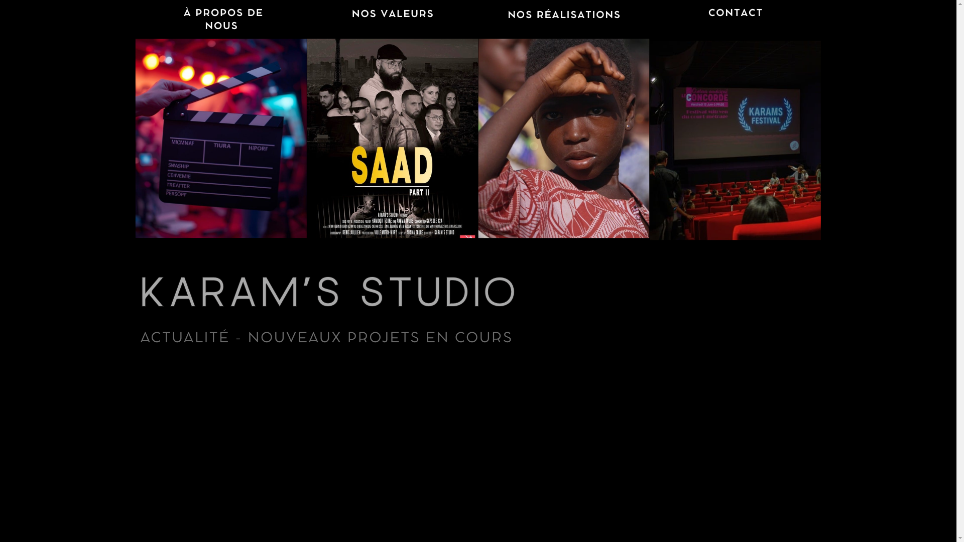 website screenshot of https://karamsstudio.com/