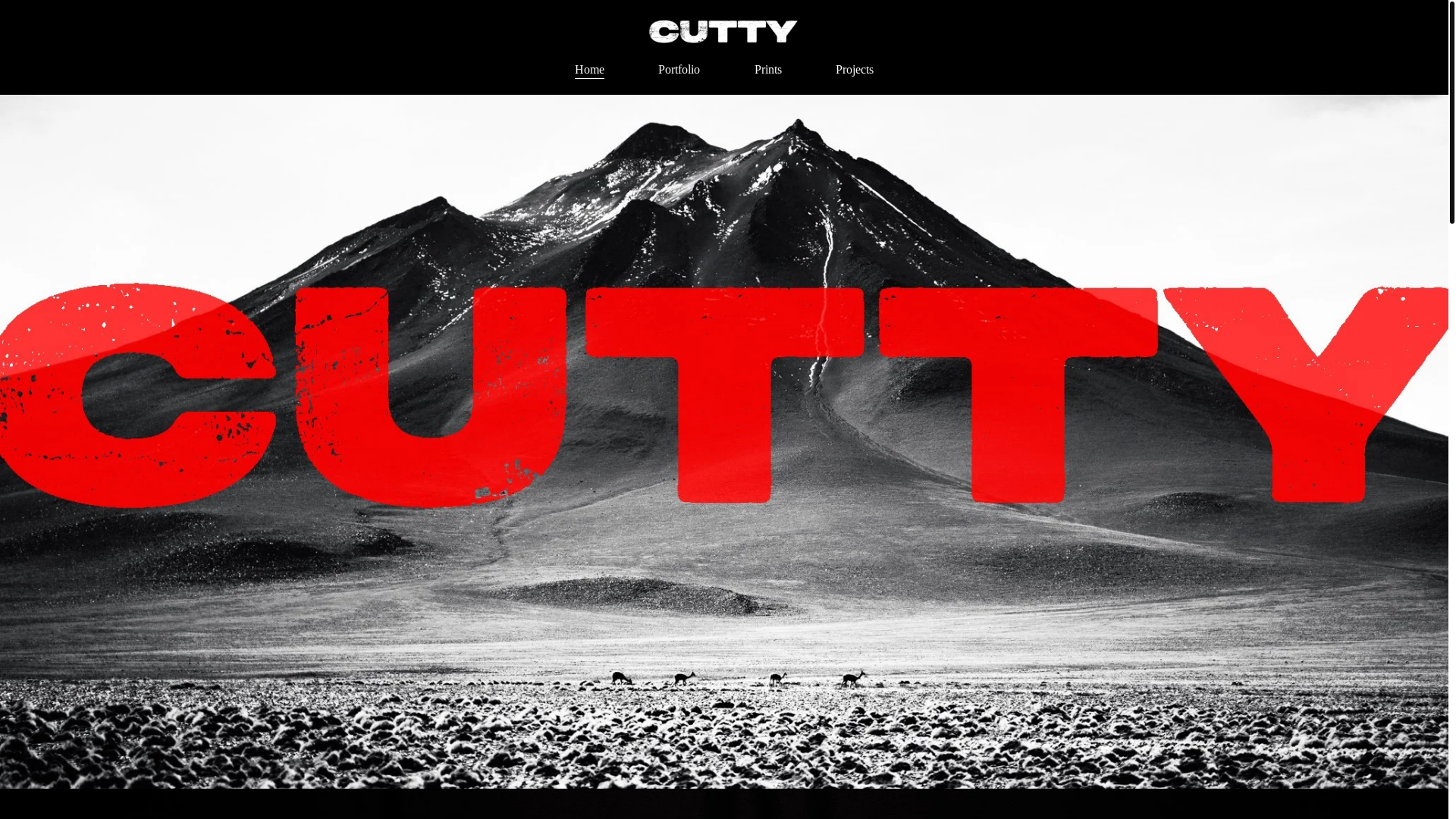 website screenshot of https://cuttymedia.com/