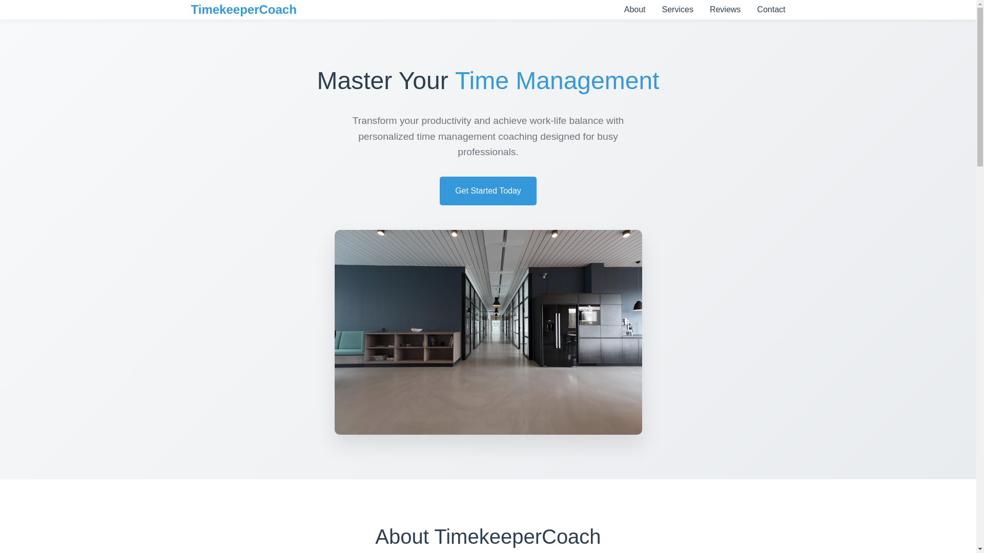 website screenshot of https://timekeepercoach.qpon/
