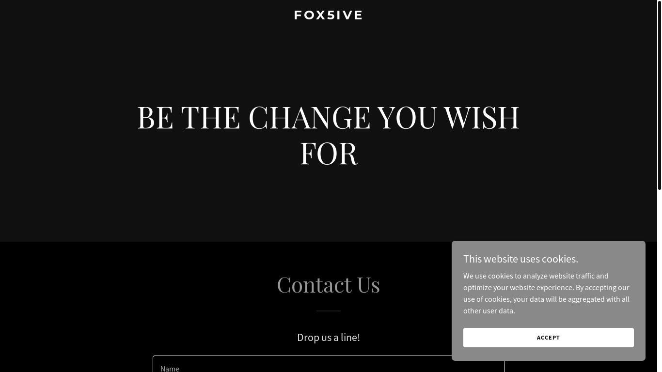 website screenshot of https://fox5ive.life/