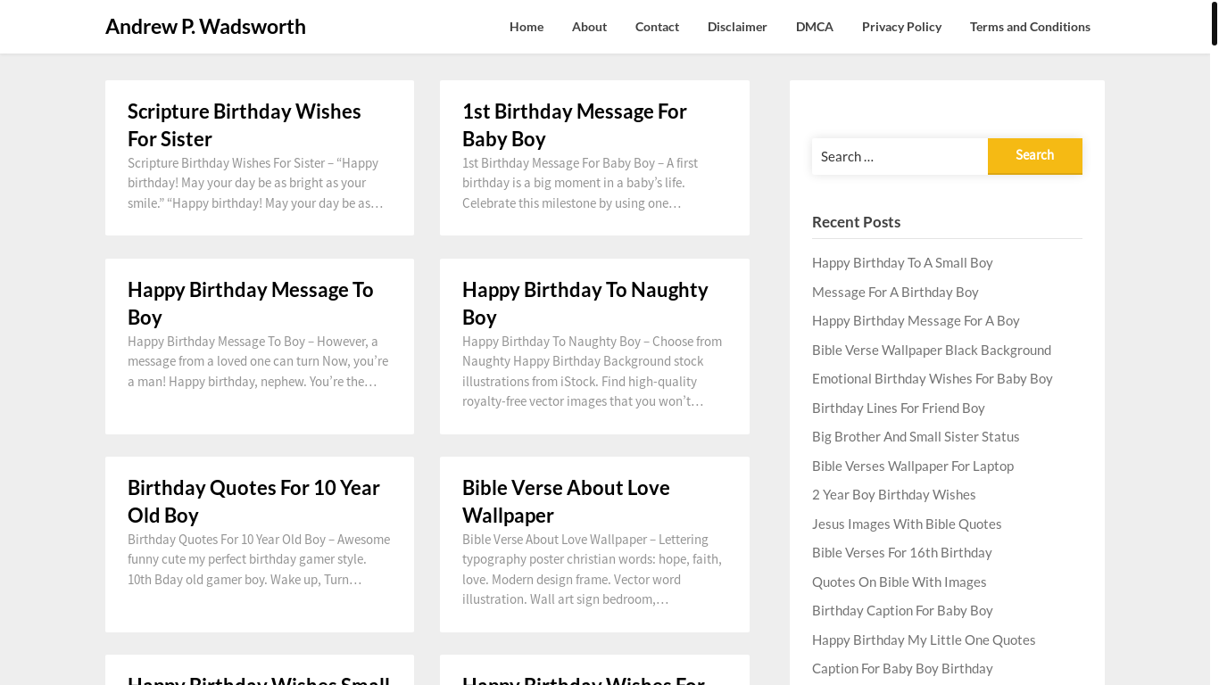 website screenshot of https://andrewpwadsworth.pages.dev/