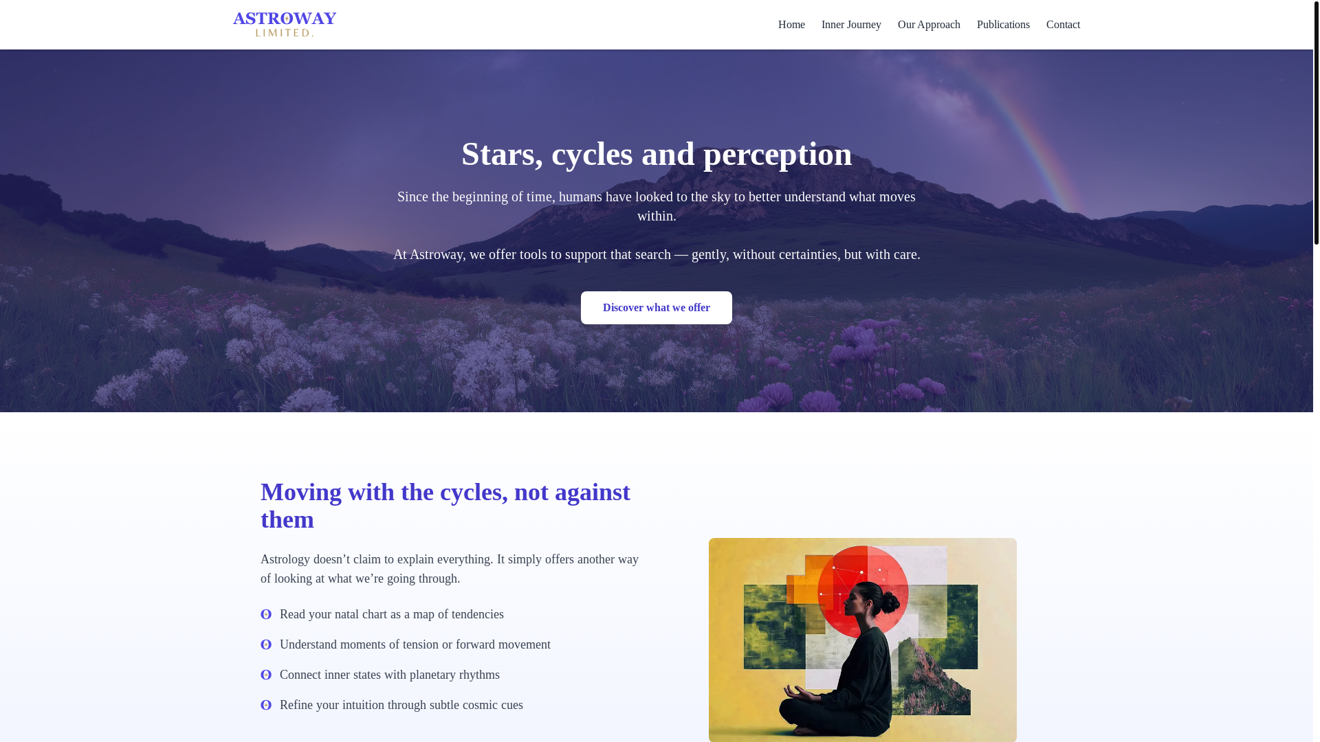 website screenshot of https://astroway-digital-com.pages.dev/