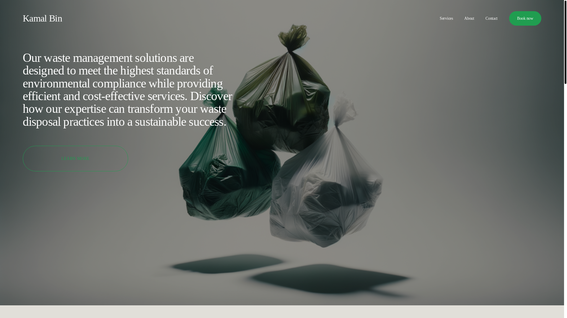 website screenshot of https://kamalbin.com/