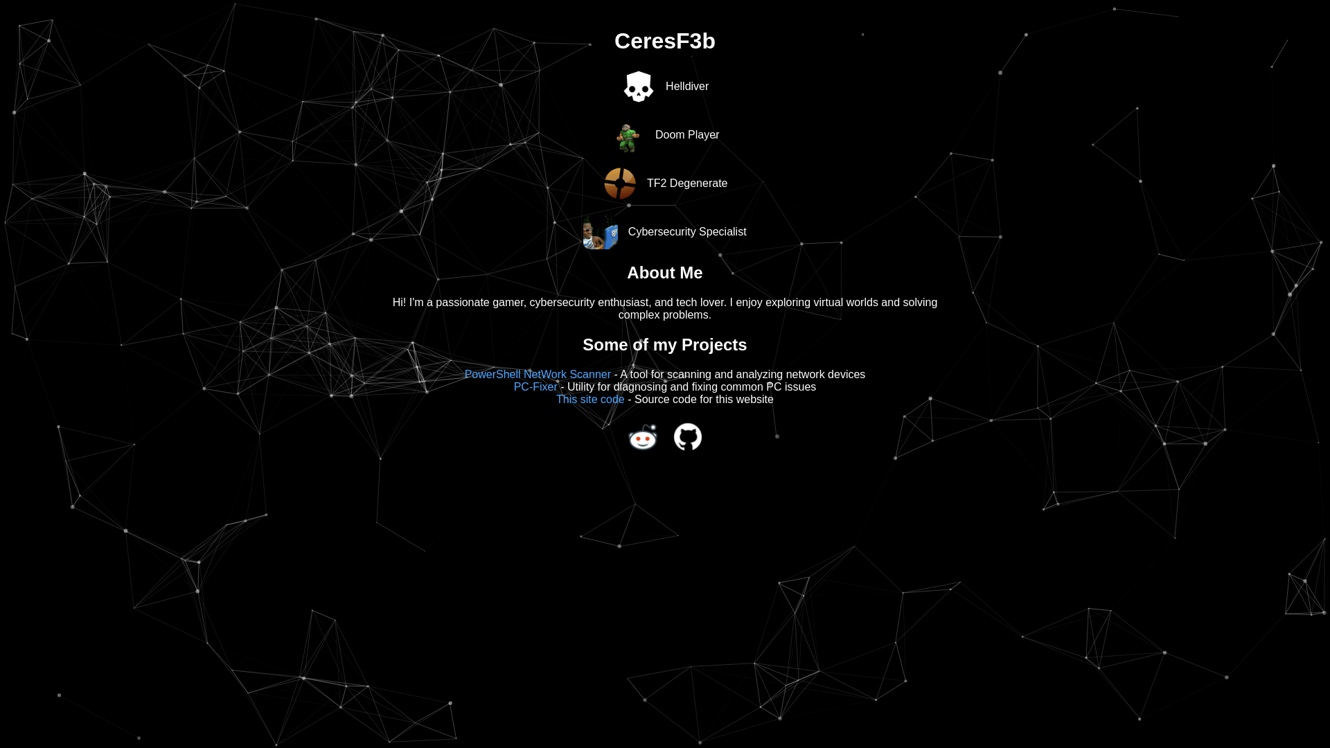 website screenshot of https://ceresf3b.it/