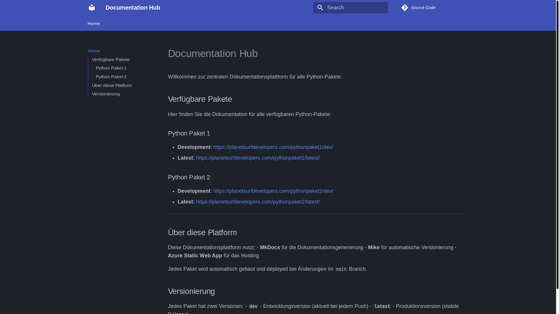 website screenshot of https://planetsurfdevelopers.com/